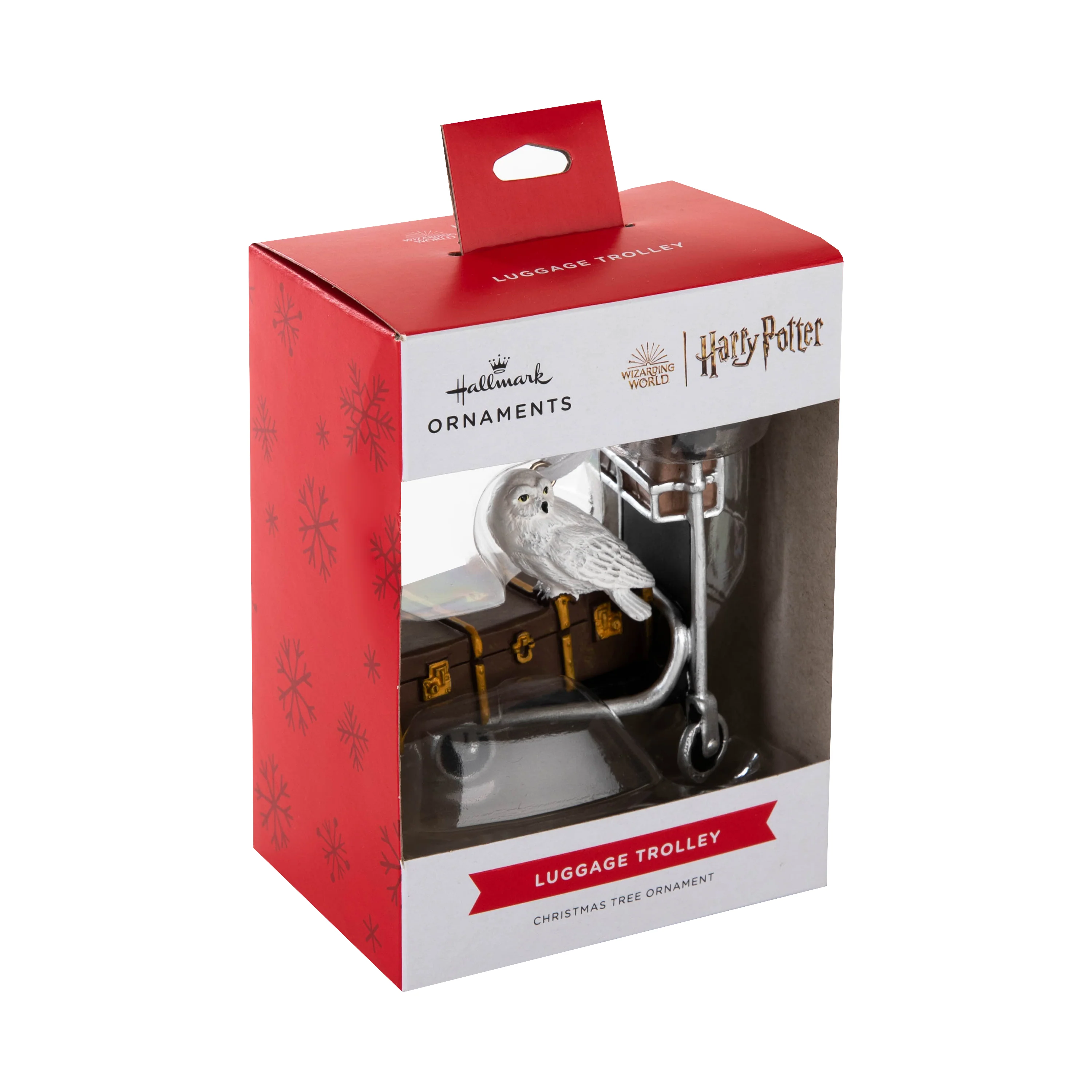 Collectable Harry Potter™ - Trolley with Trunk & Hedwig the Owl Ornament - Image 5