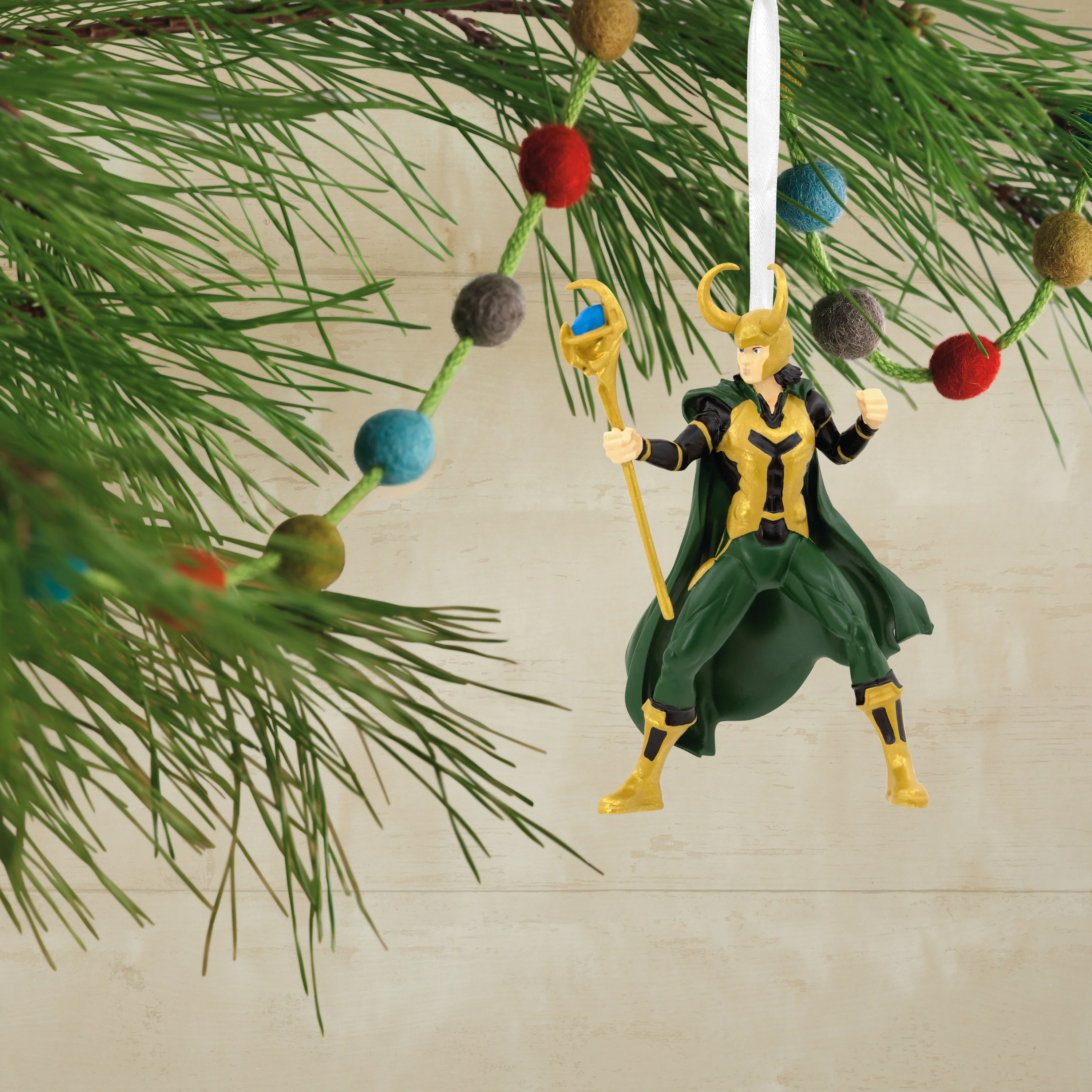 Collectable MARVEL Hanging Ornament - Loki with Sceptre Design - Image 4