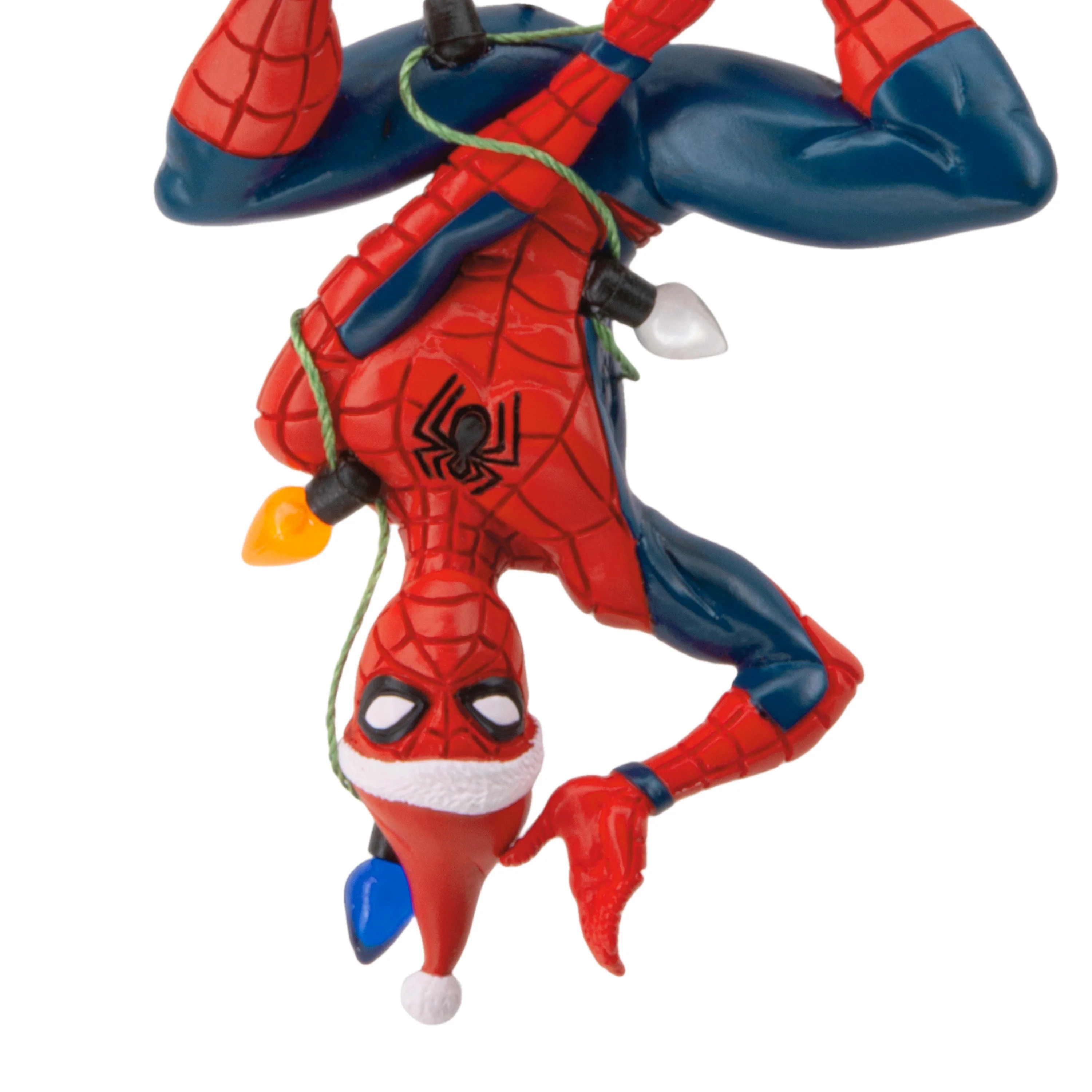 Collectable MARVEL Spider-Man Tangled in Fairy Lights Ornament - Image 3
