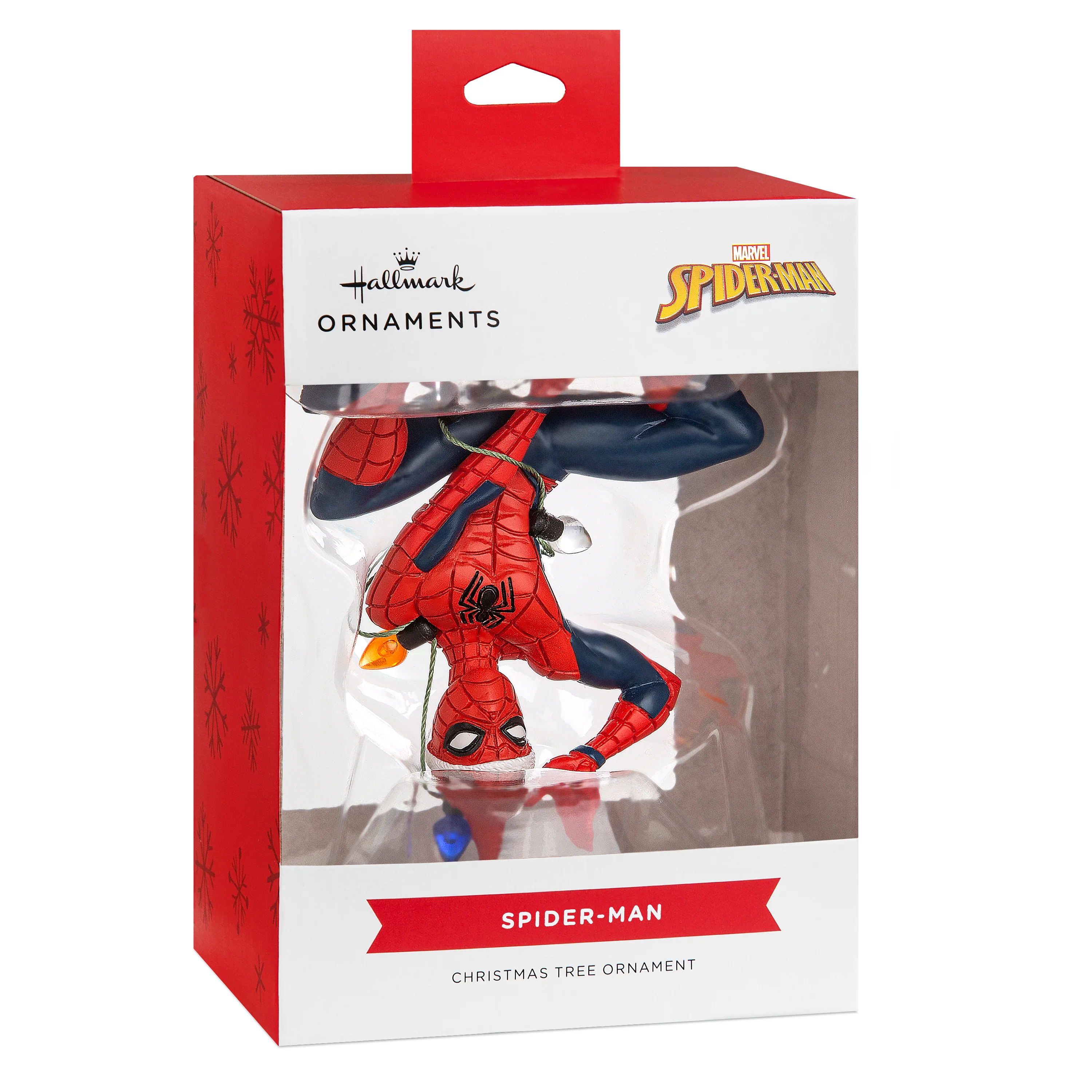 Collectable MARVEL Spider-Man Tangled in Fairy Lights Ornament - Image 7