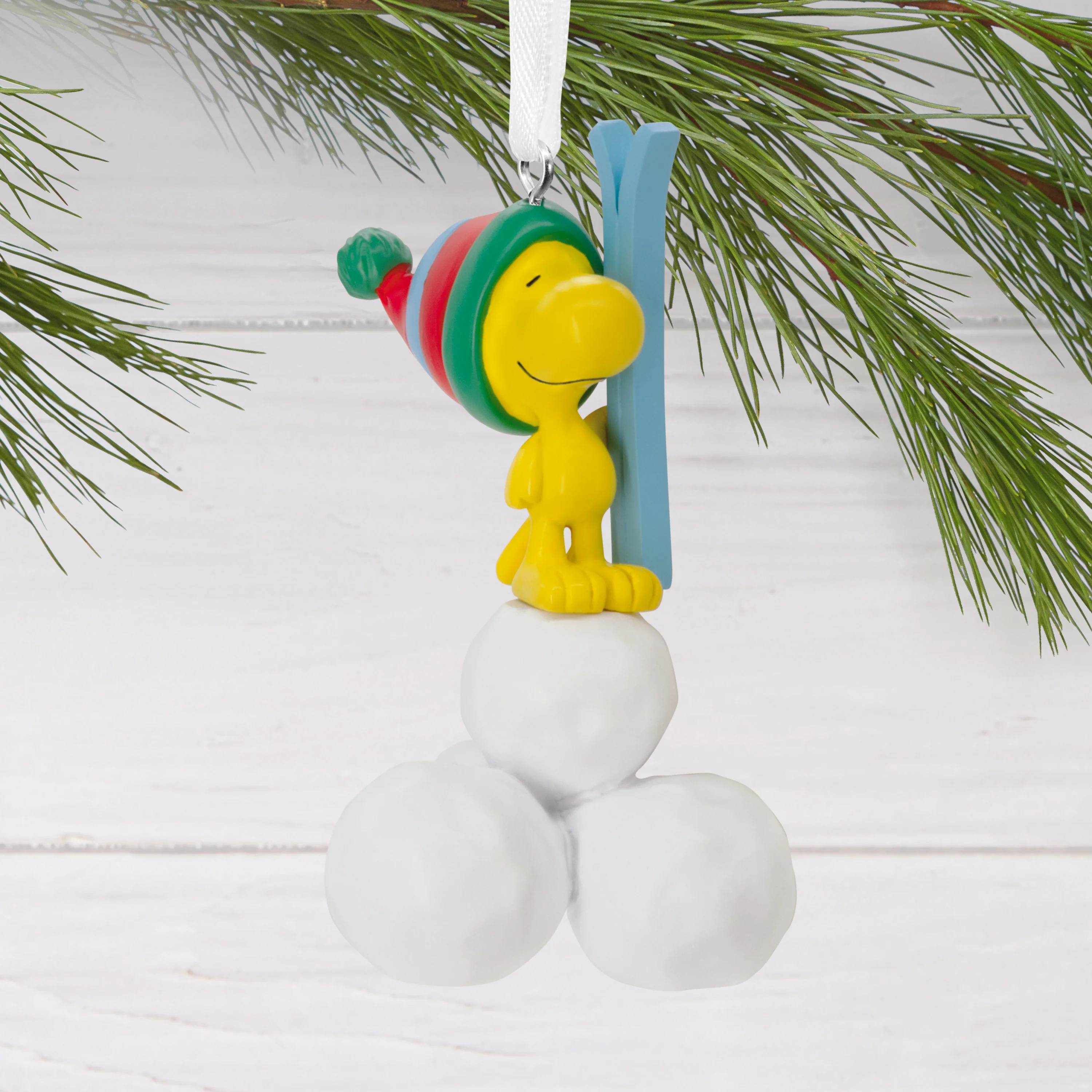 Collectable PEANUTS™ WOODSTOCK with Snowballs Christmas Ornament - Image 5
