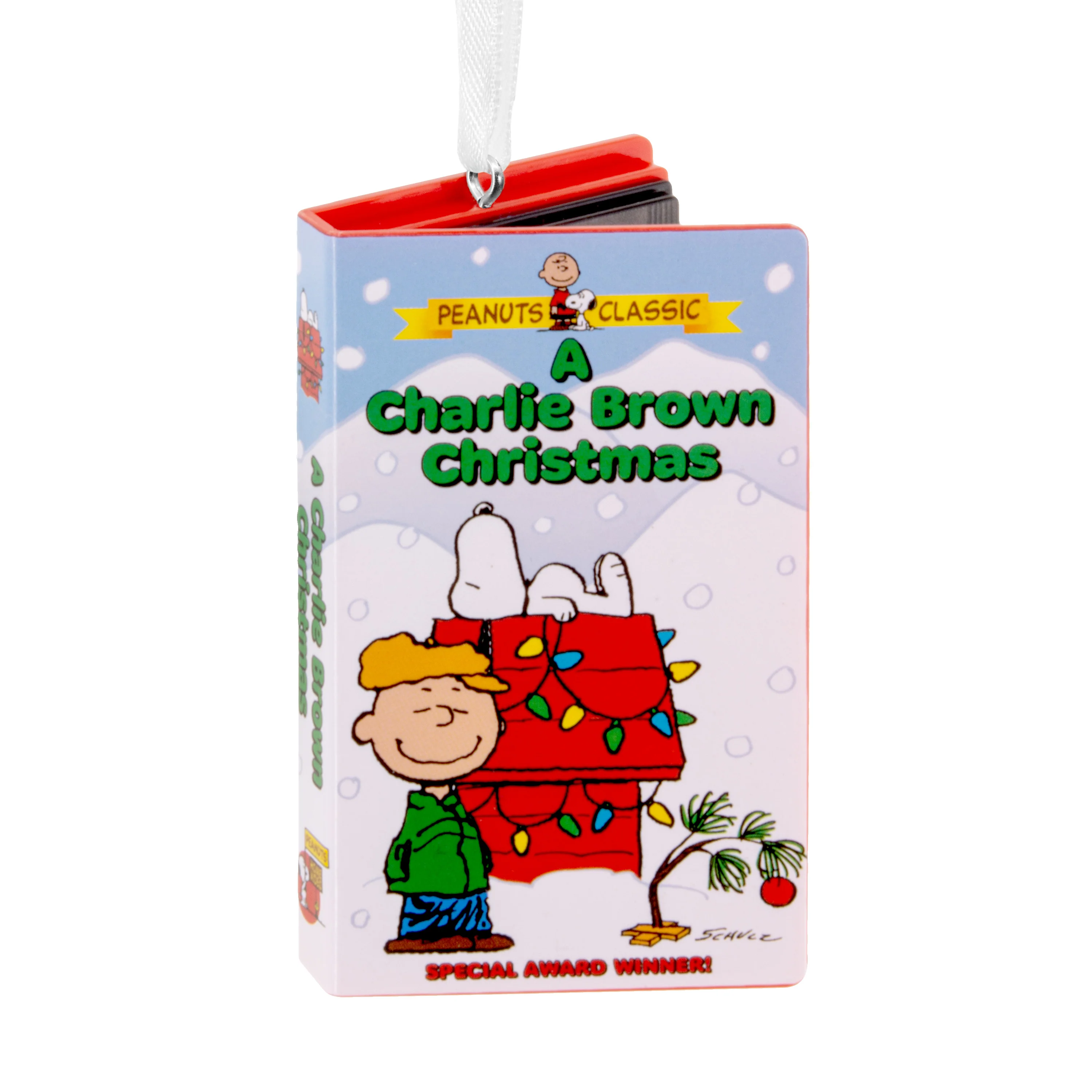 Collectable PEANUTS™ Hanging Ornament - A Charlie Brown Christmas Special VHS