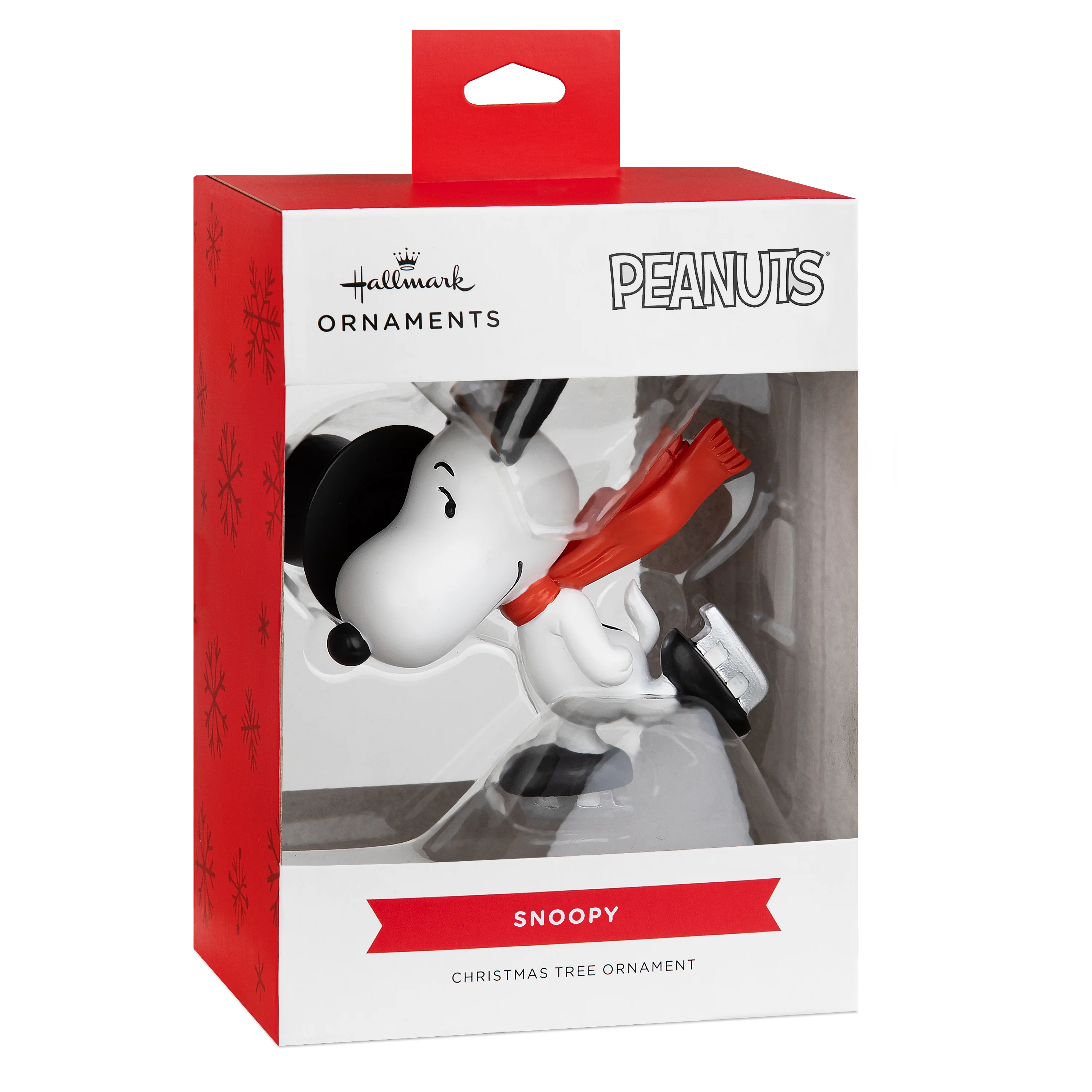 Collectable PEANUTS™ Hanging Ornament - SNOOPY Ice Skating with Top Hat - Image 5