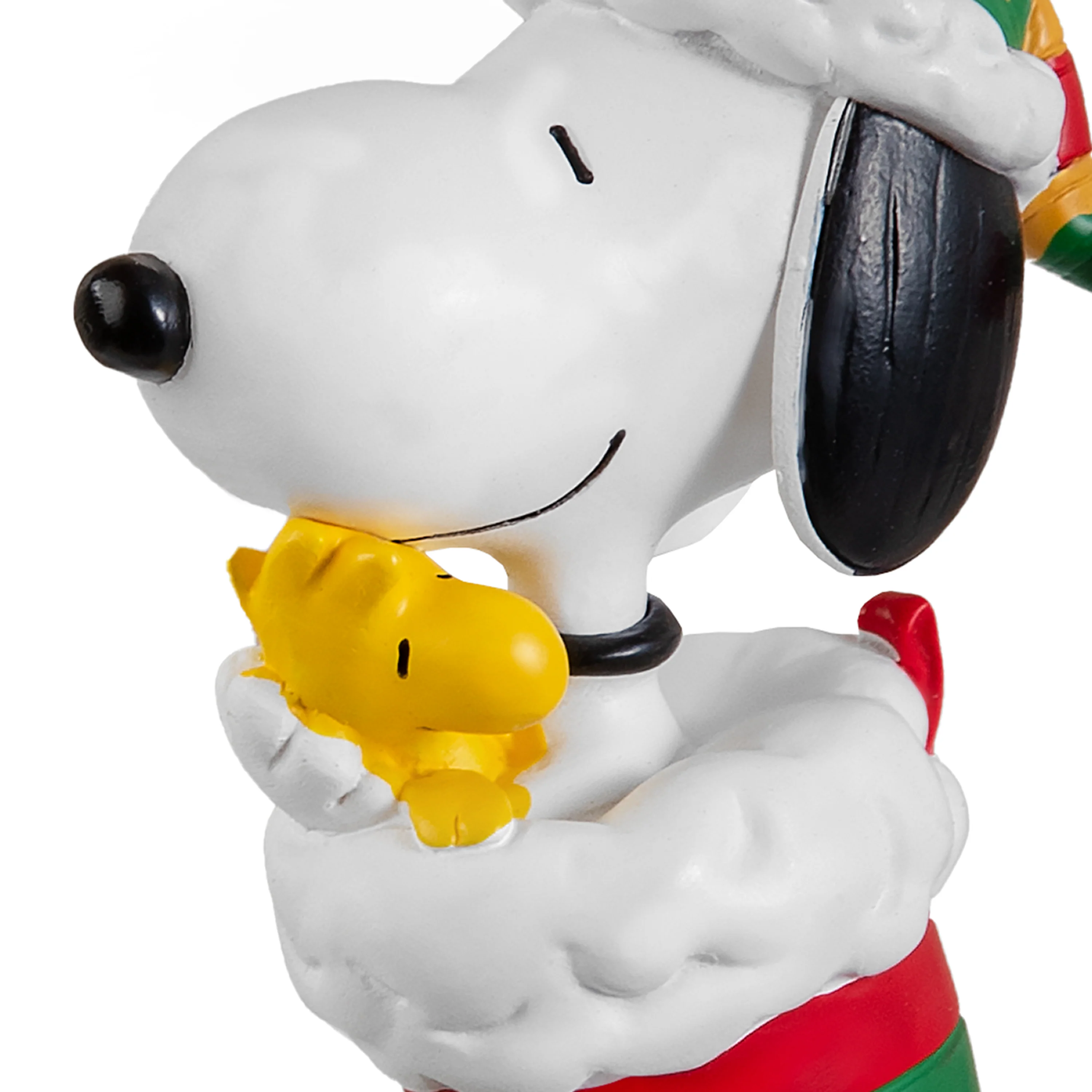 Collectable PEANUTS™ Hanging Ornament - SNOOPY & WOODSTOCK in Stocking - Image 3