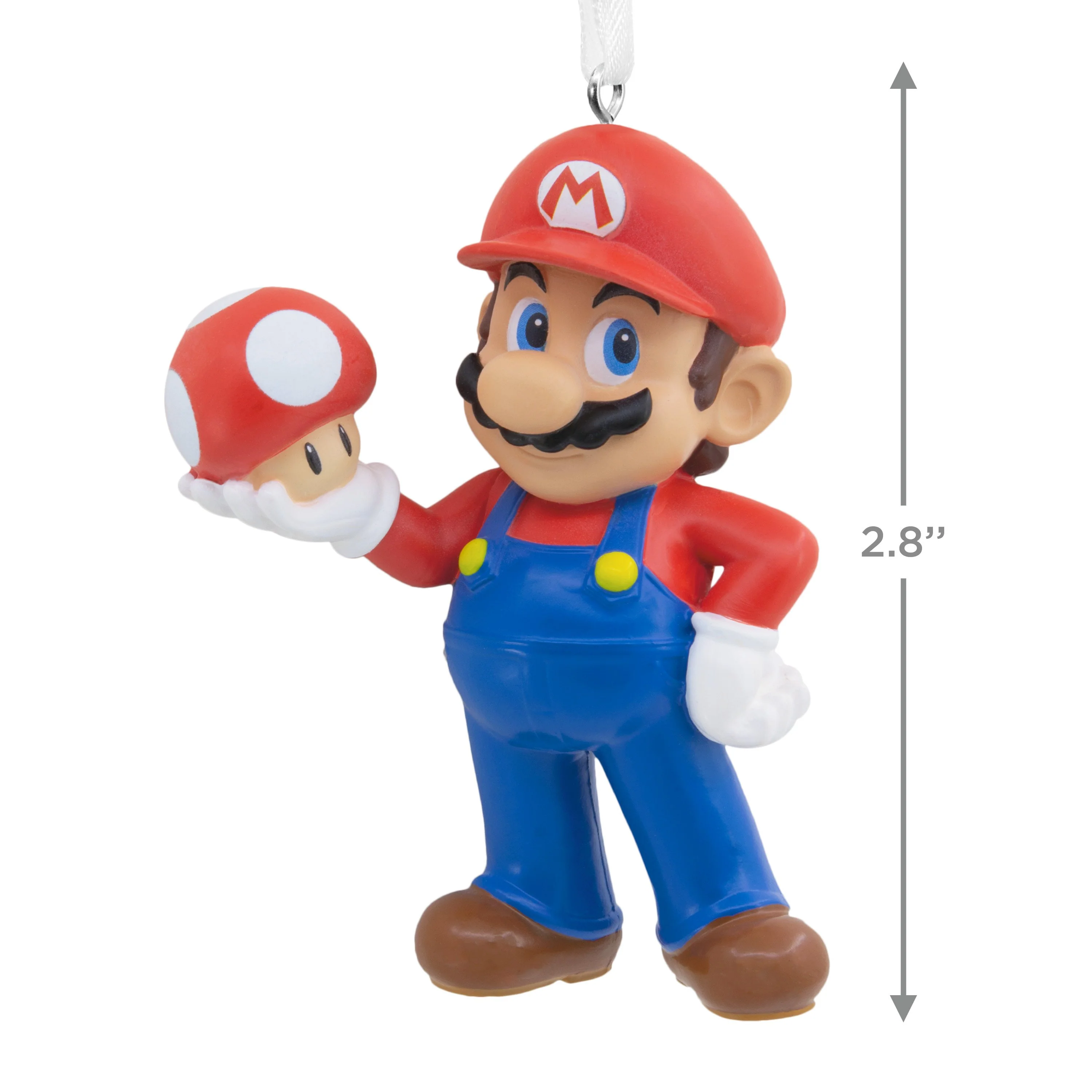 Collectable Super Mario - Mario with Super Mushroom Ornament - Image 3