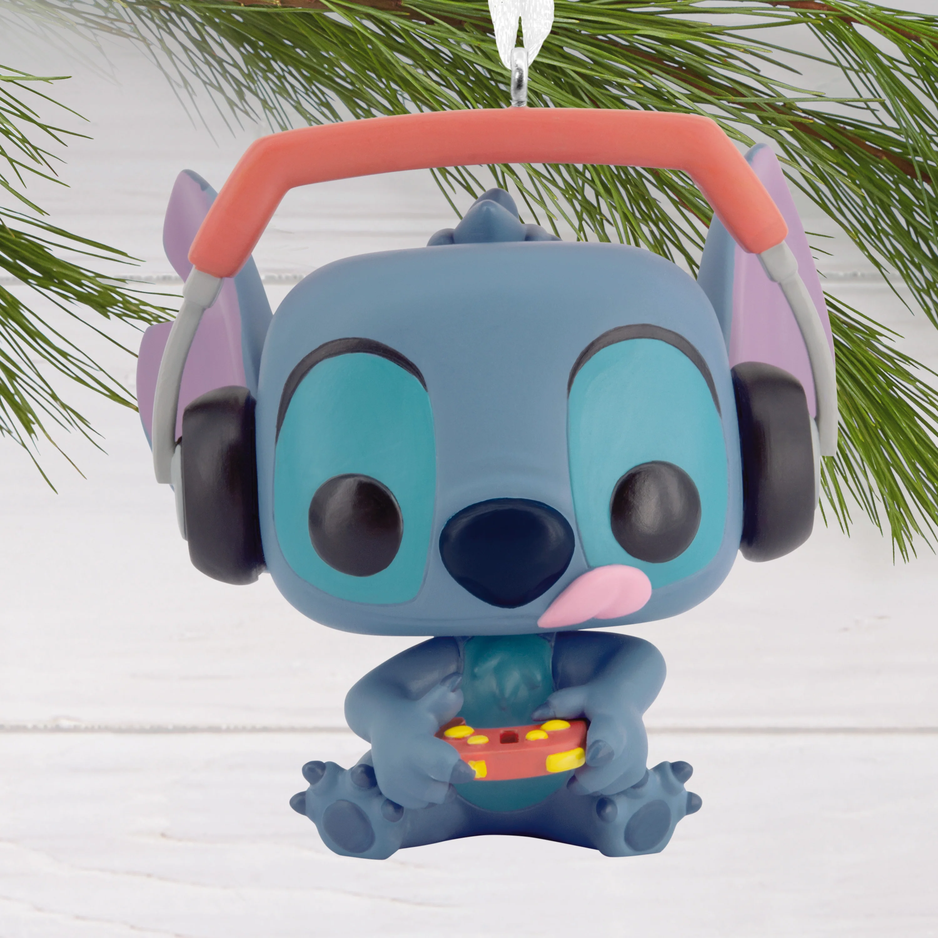 Collectible Disney Lilo & Stitch Ornament - Gaming Stitch Design - Image 5
