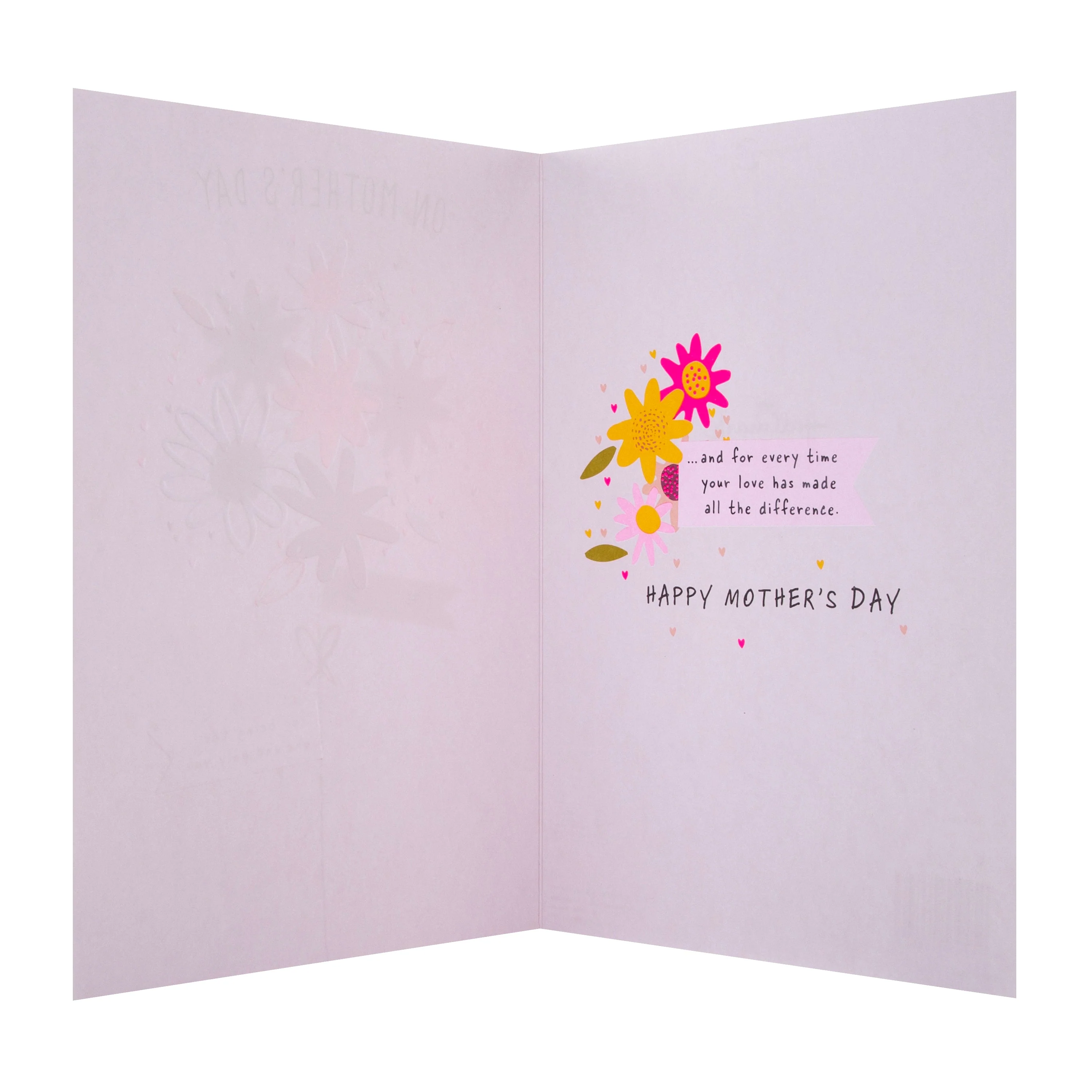 Mother's Day Card - Contemporary Colourful Floral Bouquet Design - Image 2