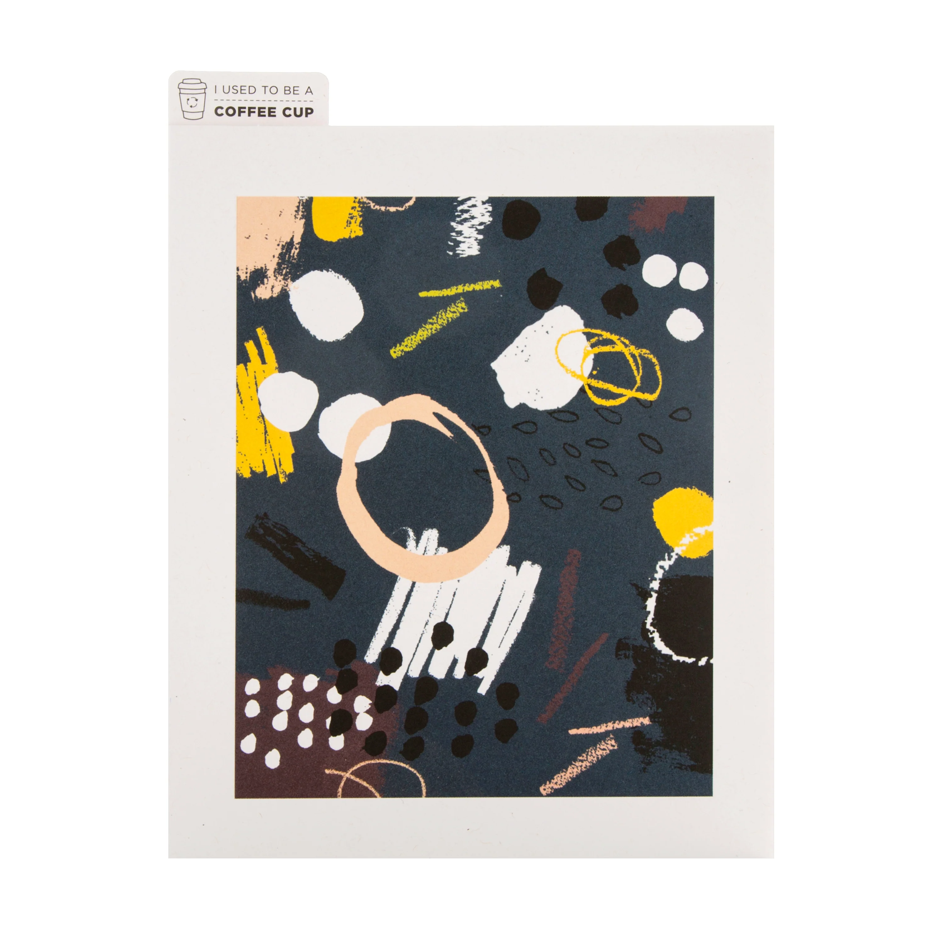 Cupcycling™ Any Occasion Card - Contemporary Abstract Pattern Design - Image 3