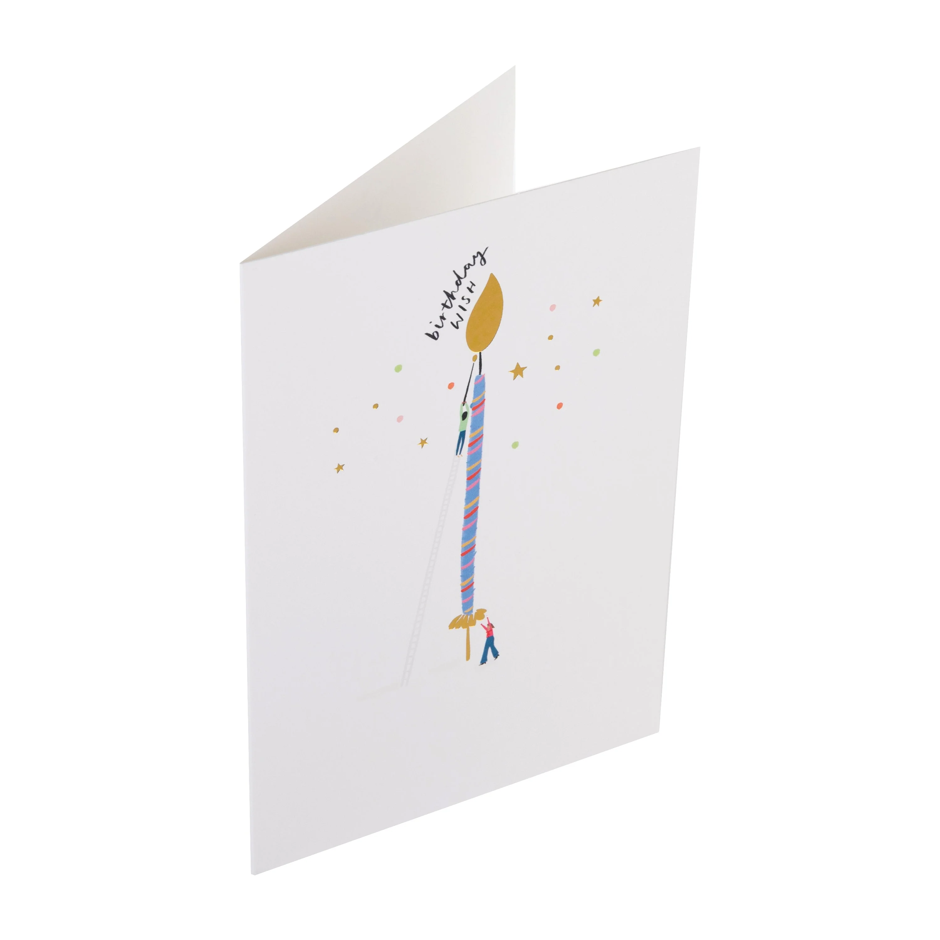 Daydream Wishes Birthday Card - Tiny people with a birthday candle - Image 5