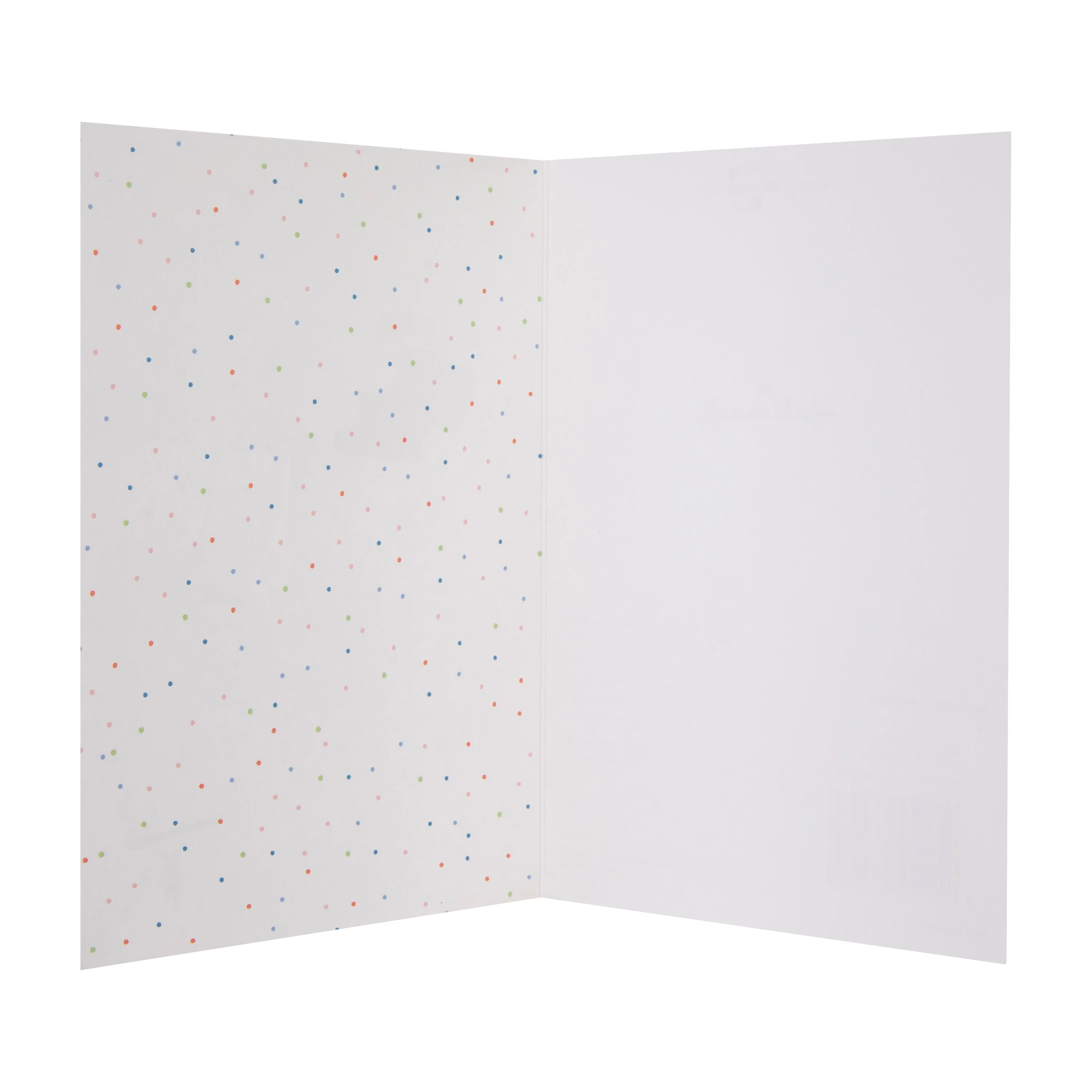 Daydream Wishes Birthday Card - Tiny person with a pen, envelopes and letters - Image 2