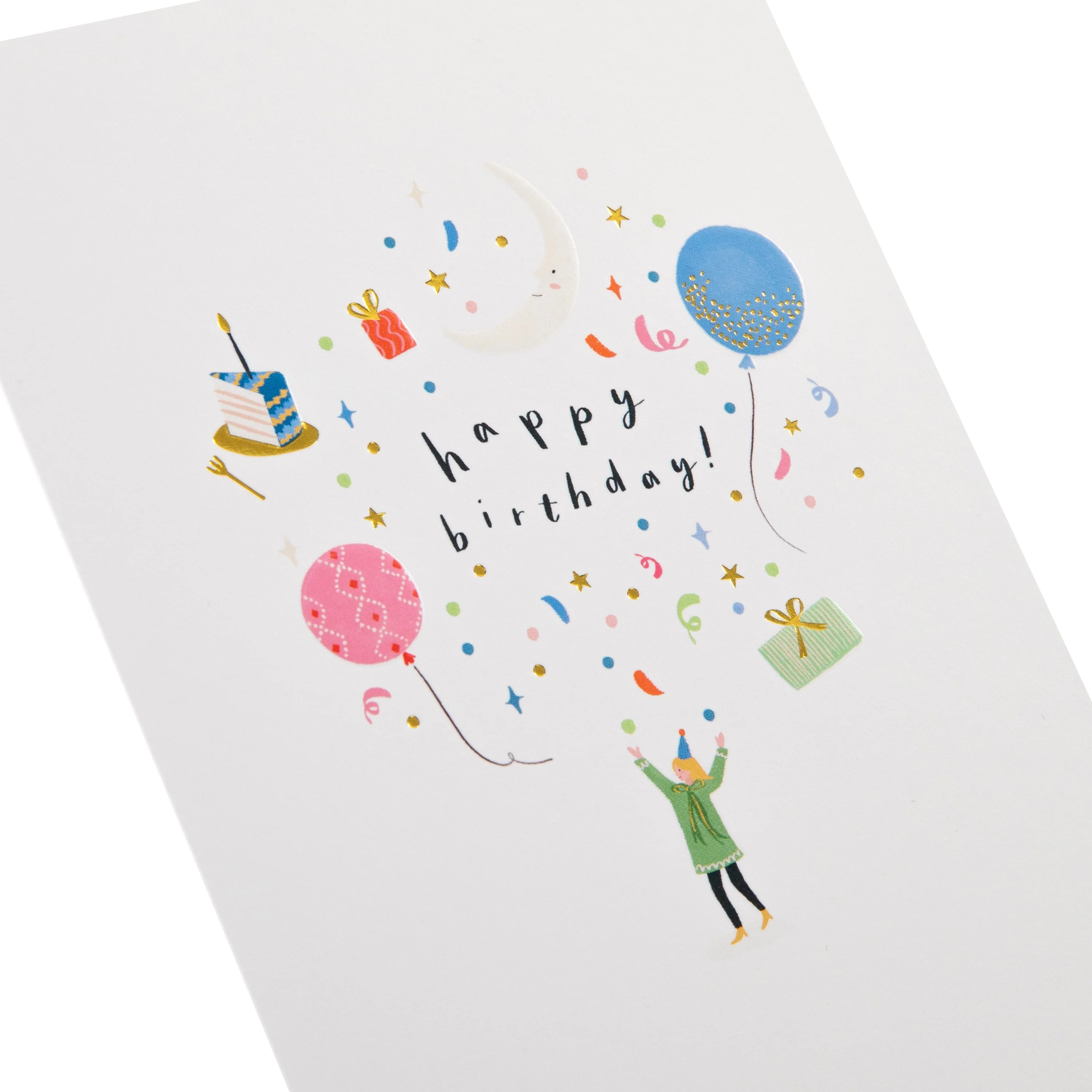 Daydream Wishes Birthday Card - Tiny person with cake, balloons and presents - Image 4