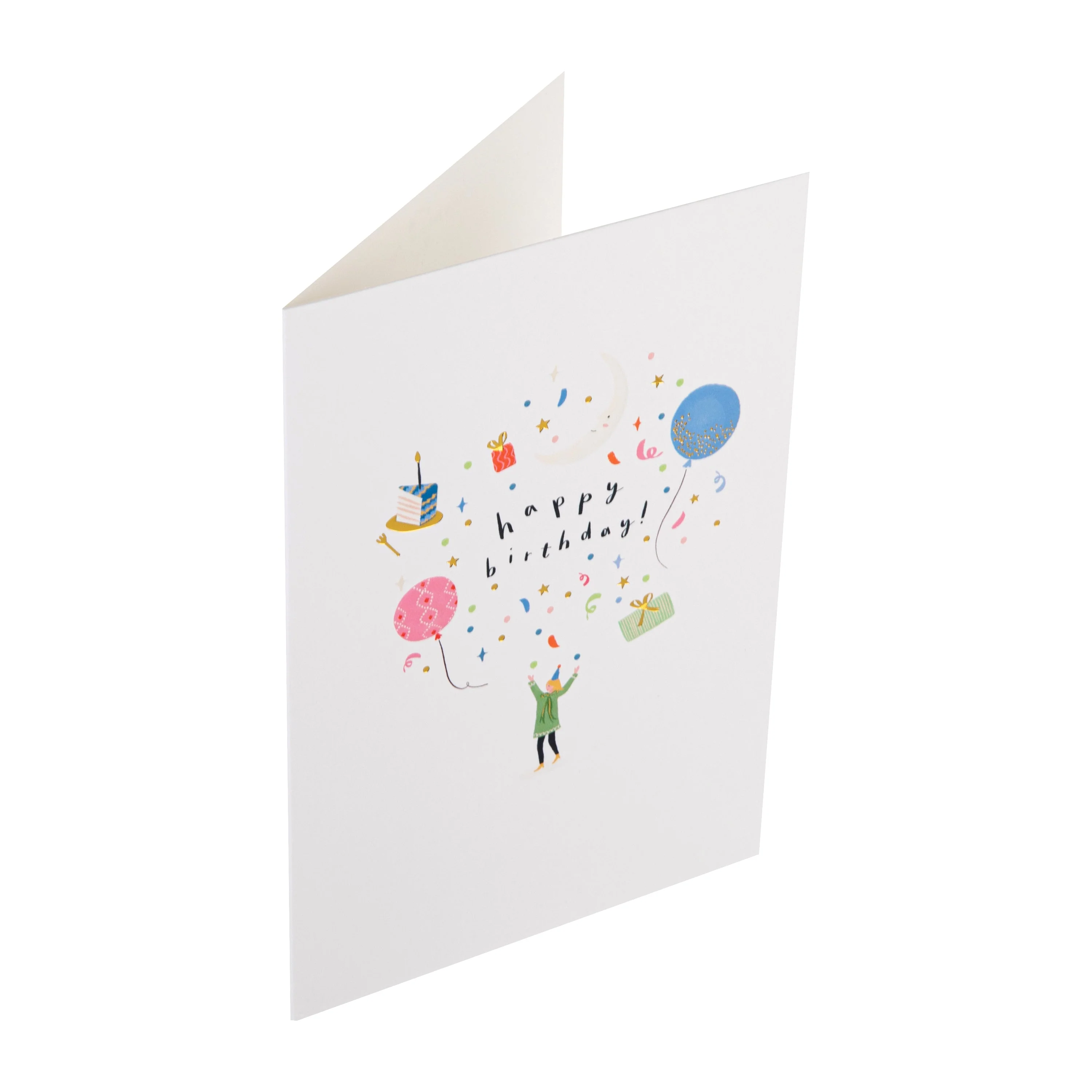 Daydream Wishes Birthday Card - Tiny person with cake, balloons and presents - Image 5