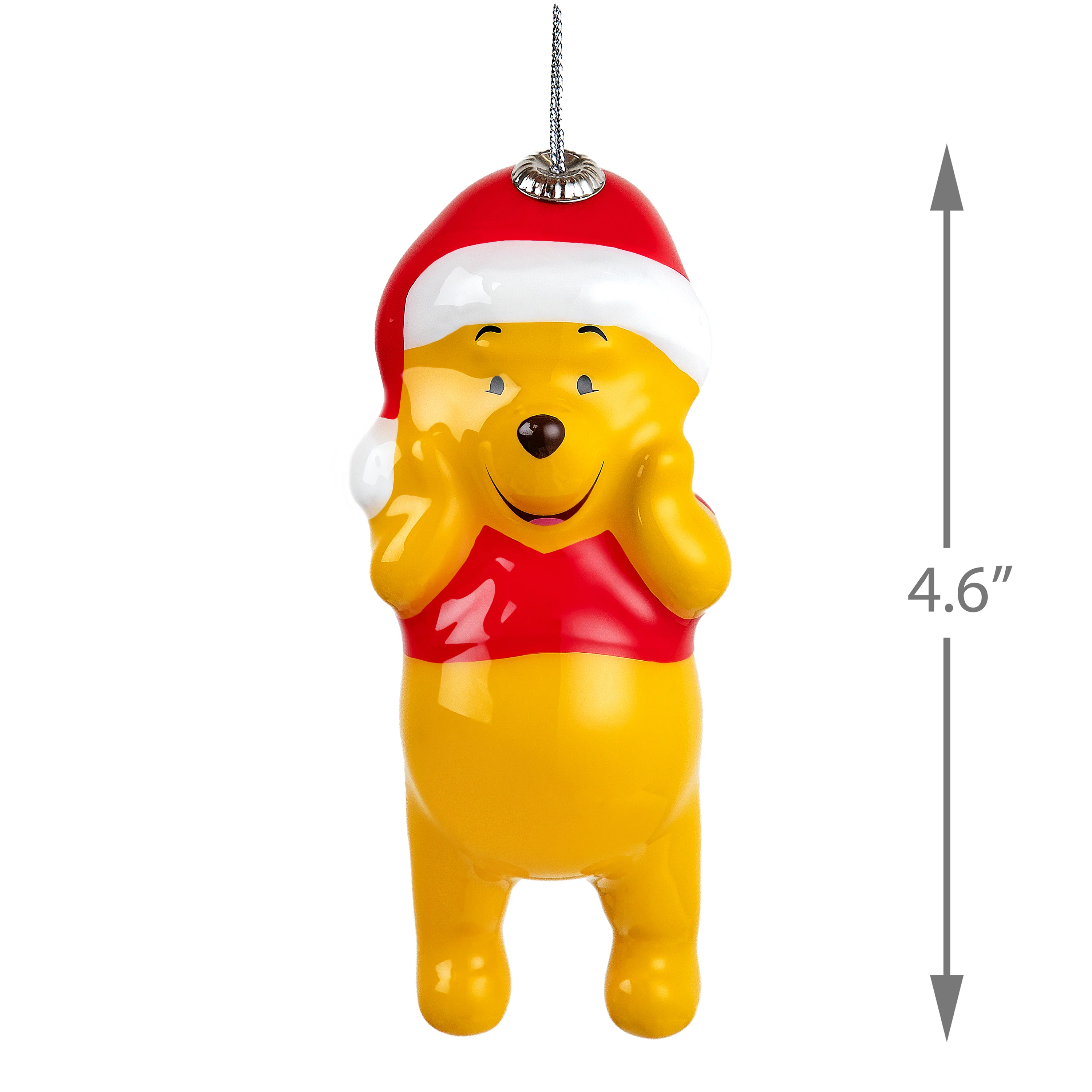 Disney Hanging Ornament - Winnie the Pooh & Santa Hat - Image 4