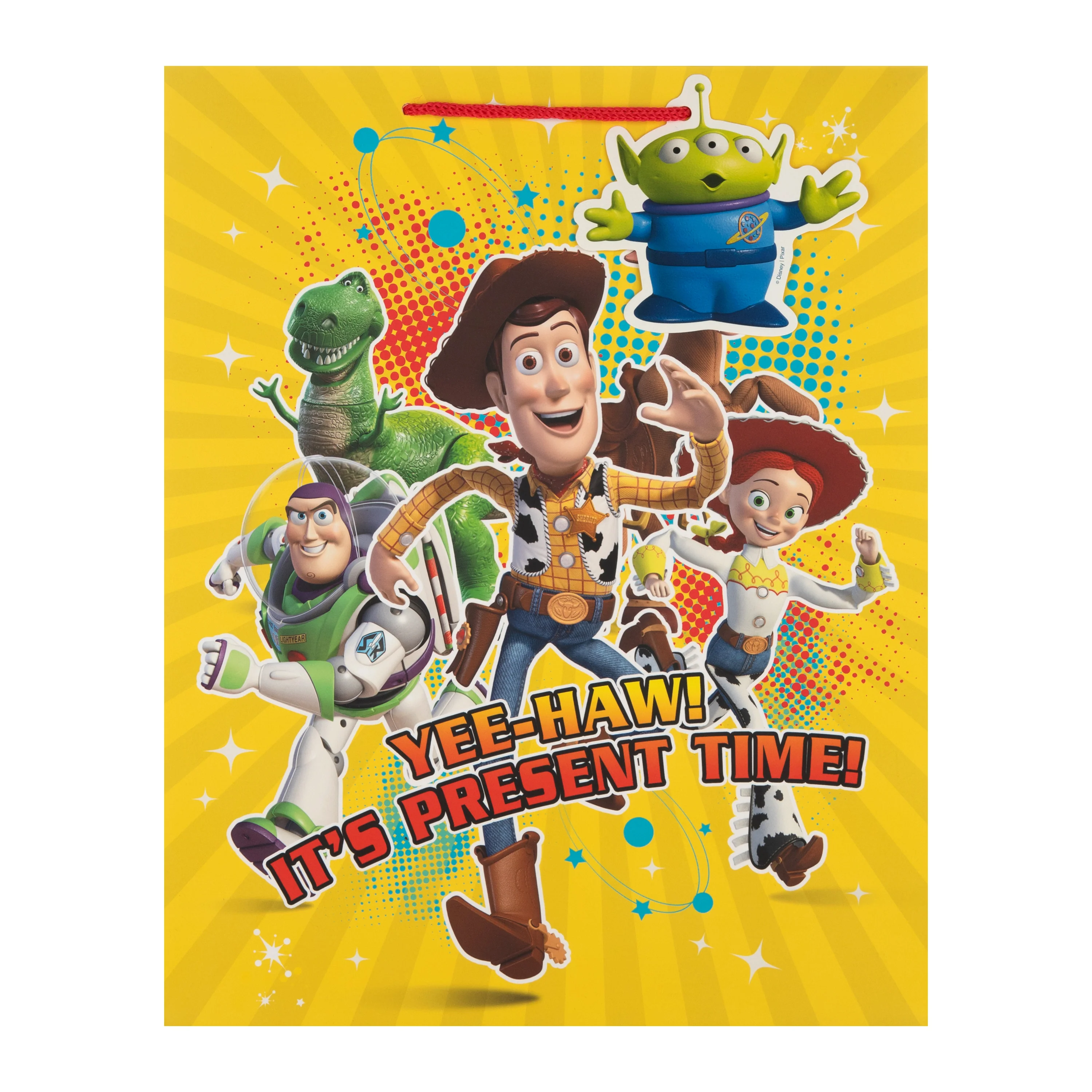 Disney Pixar Toy Story Large Gift Bag - With Matching Pizza Planet Alien Gift Tag - Image 4