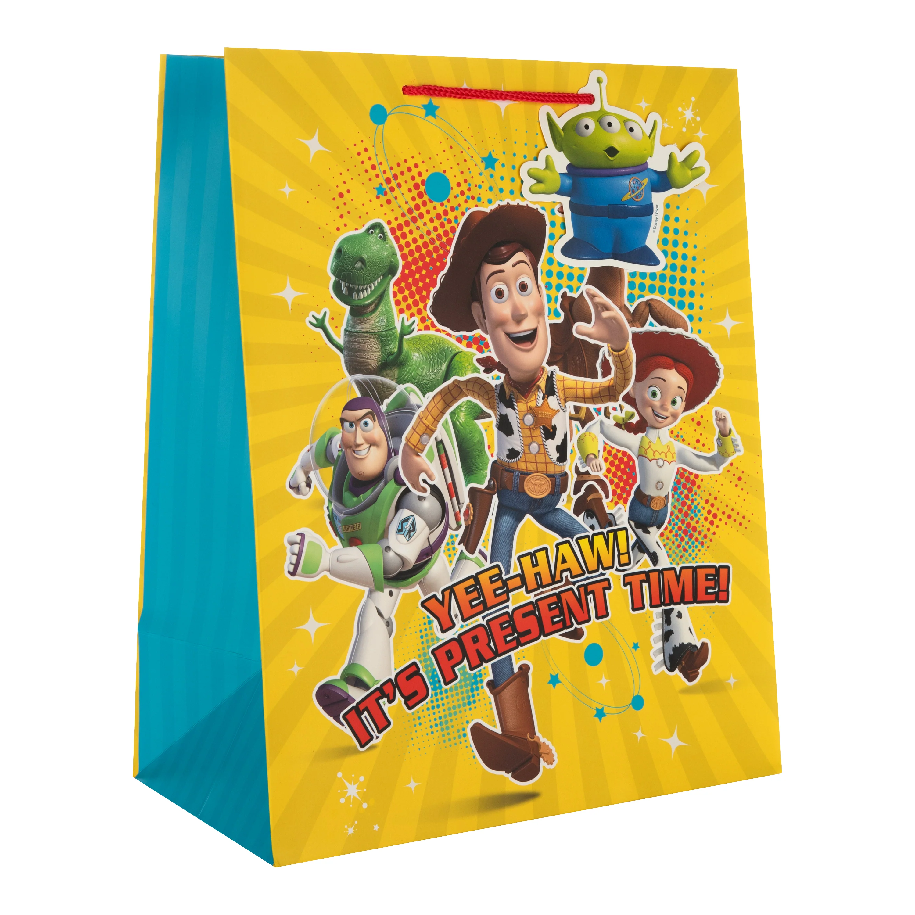 Disney Pixar Toy Story Large Gift Bag - With Matching Pizza Planet Alien Gift Tag - Image 7