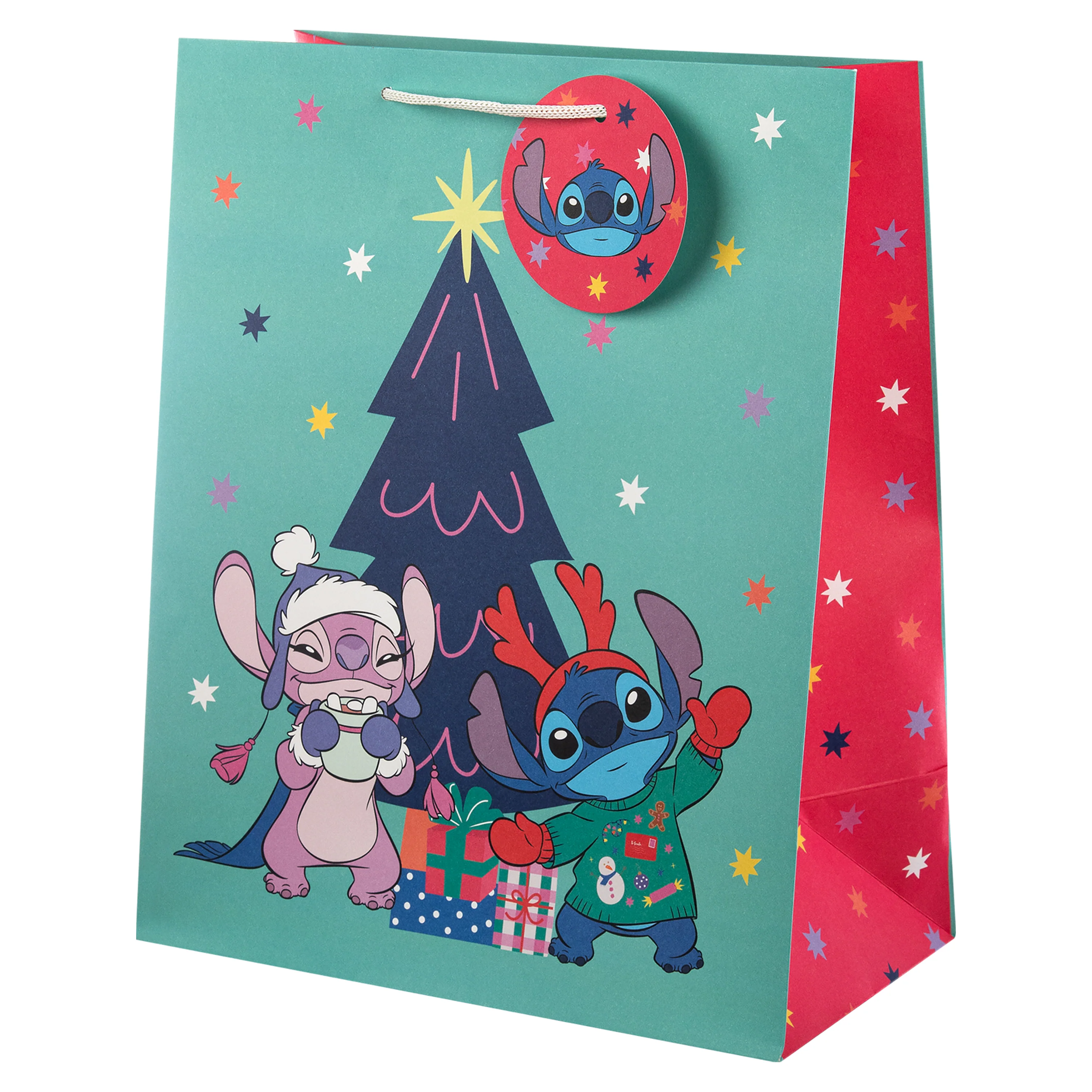 Disney Stitch Large Christmas Gift Bags - Pack of 3 in 1 Design - Image 7
