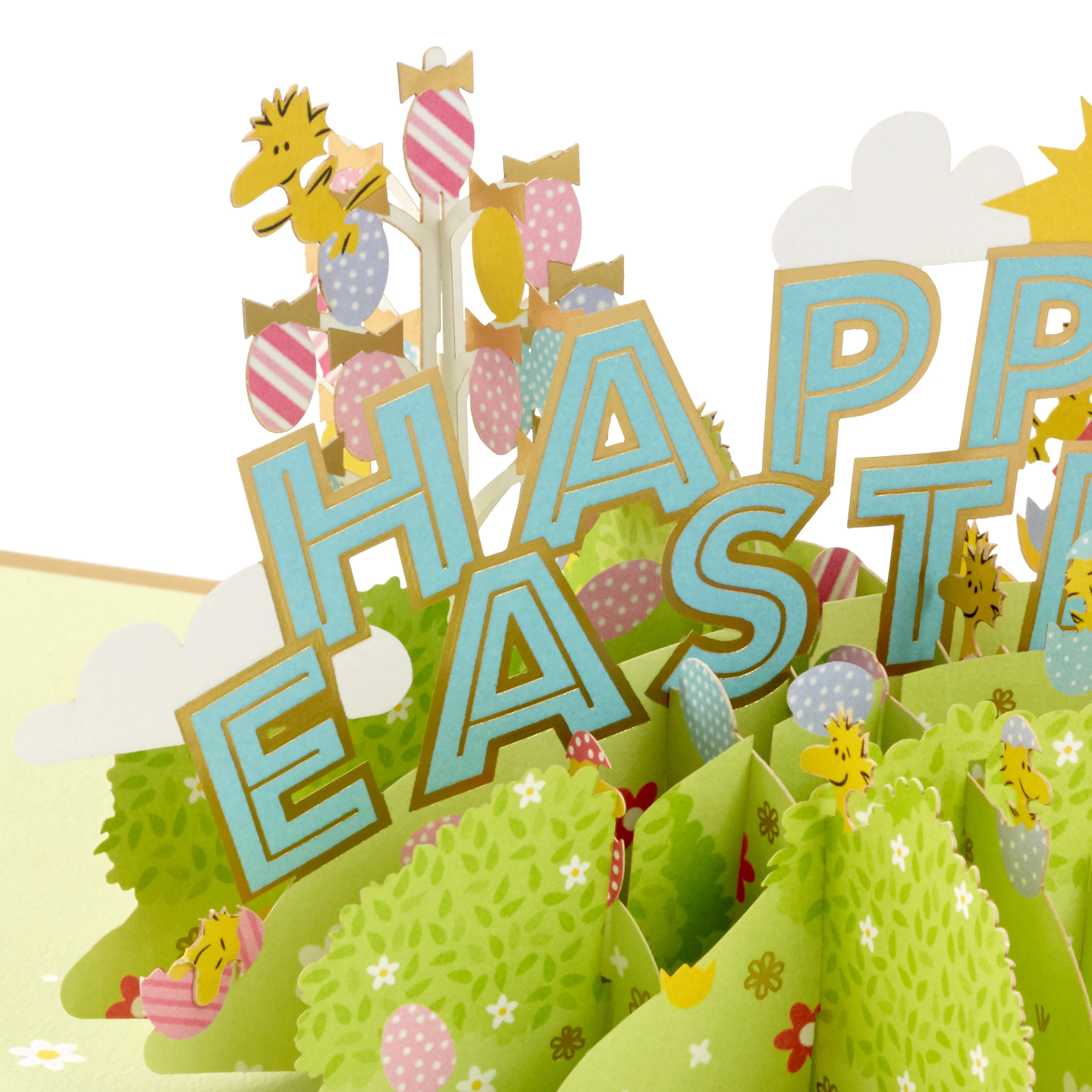 Easter Card - 3D Pop-Up PEANUTS™ SNOOPY & Woodstock Design - Image 4