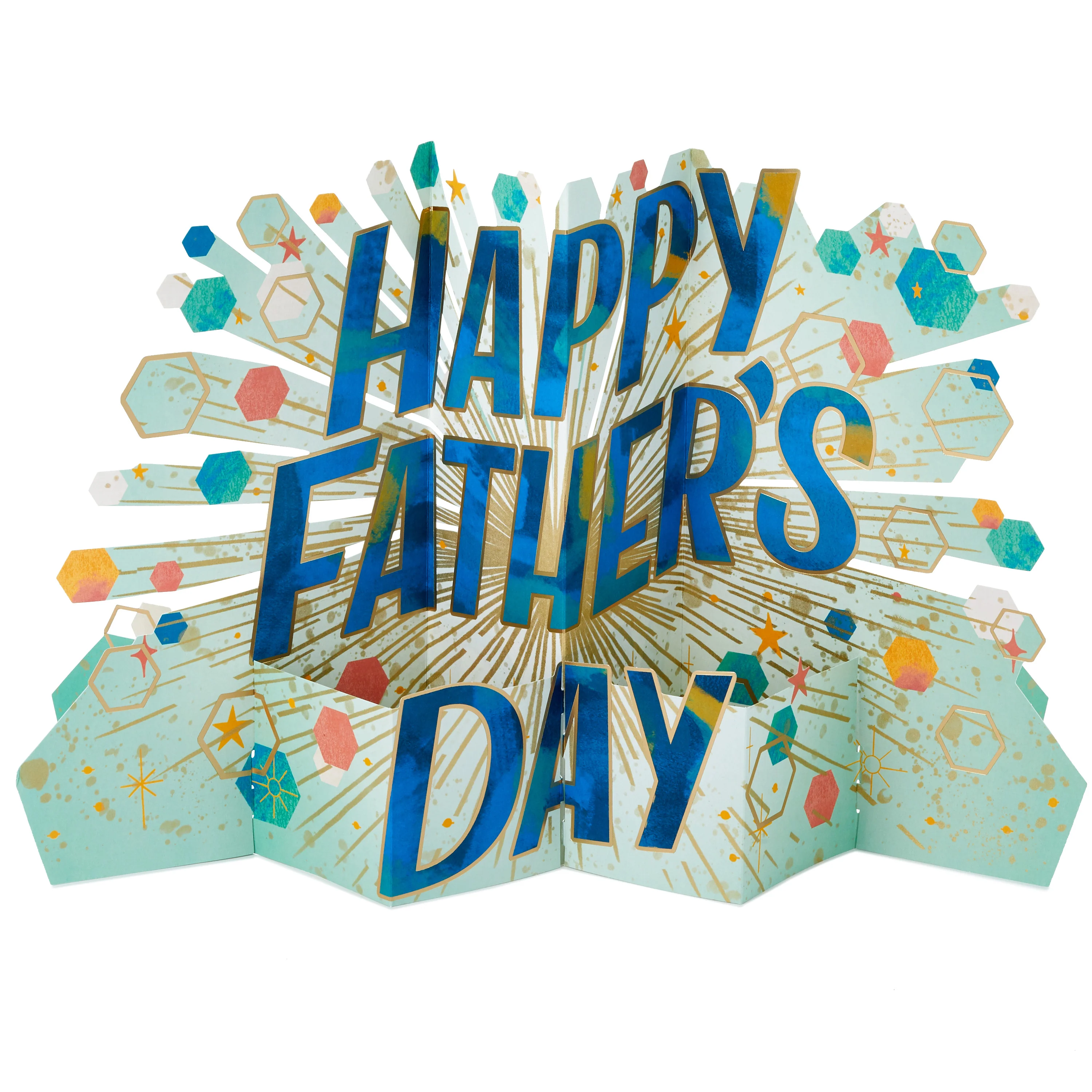 Jumbo Father's Day Card - 3D & Pop Up Celebration Banner Design - Image 2