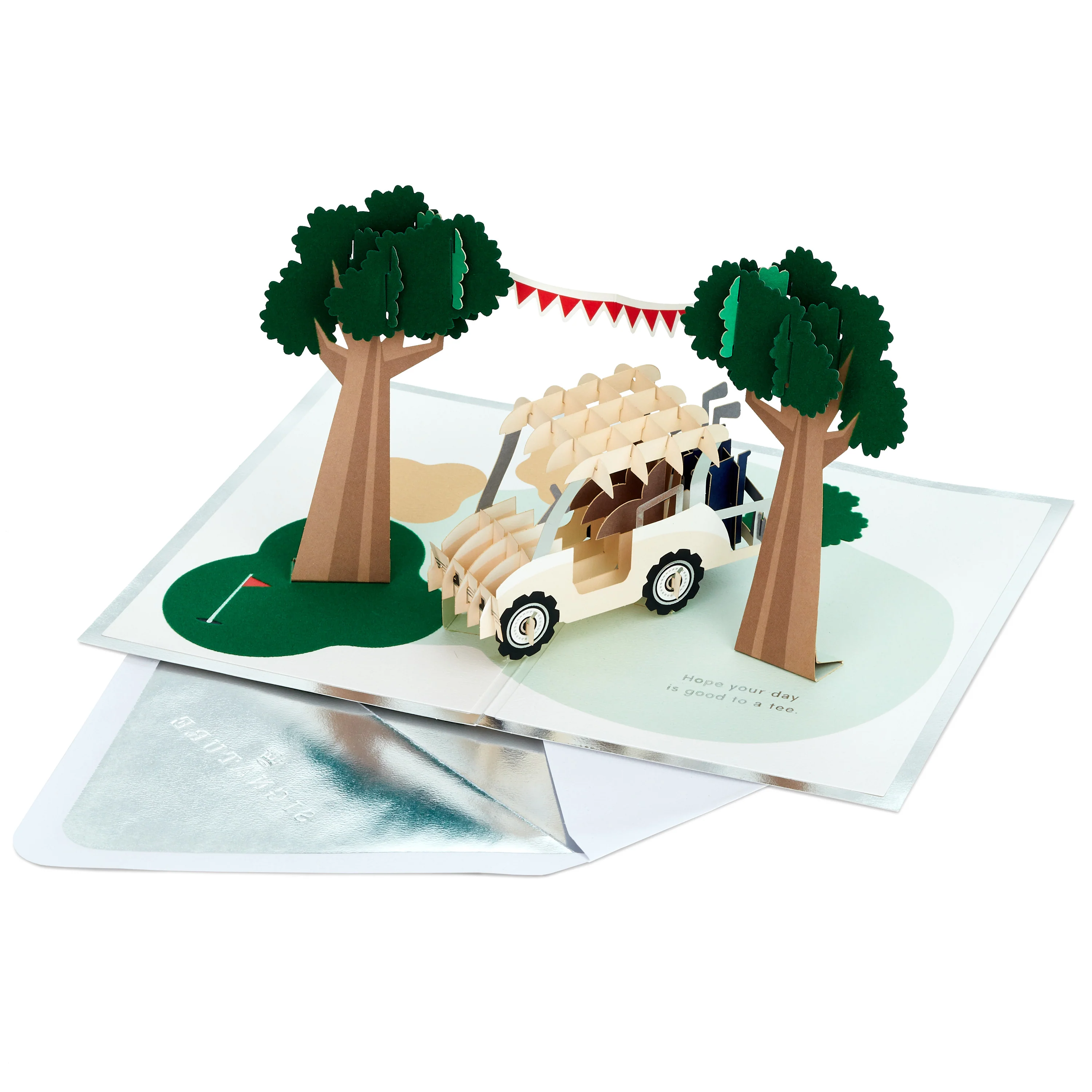 Father's Day Card - 3D & Pop Up Golf Course Design - Image 2