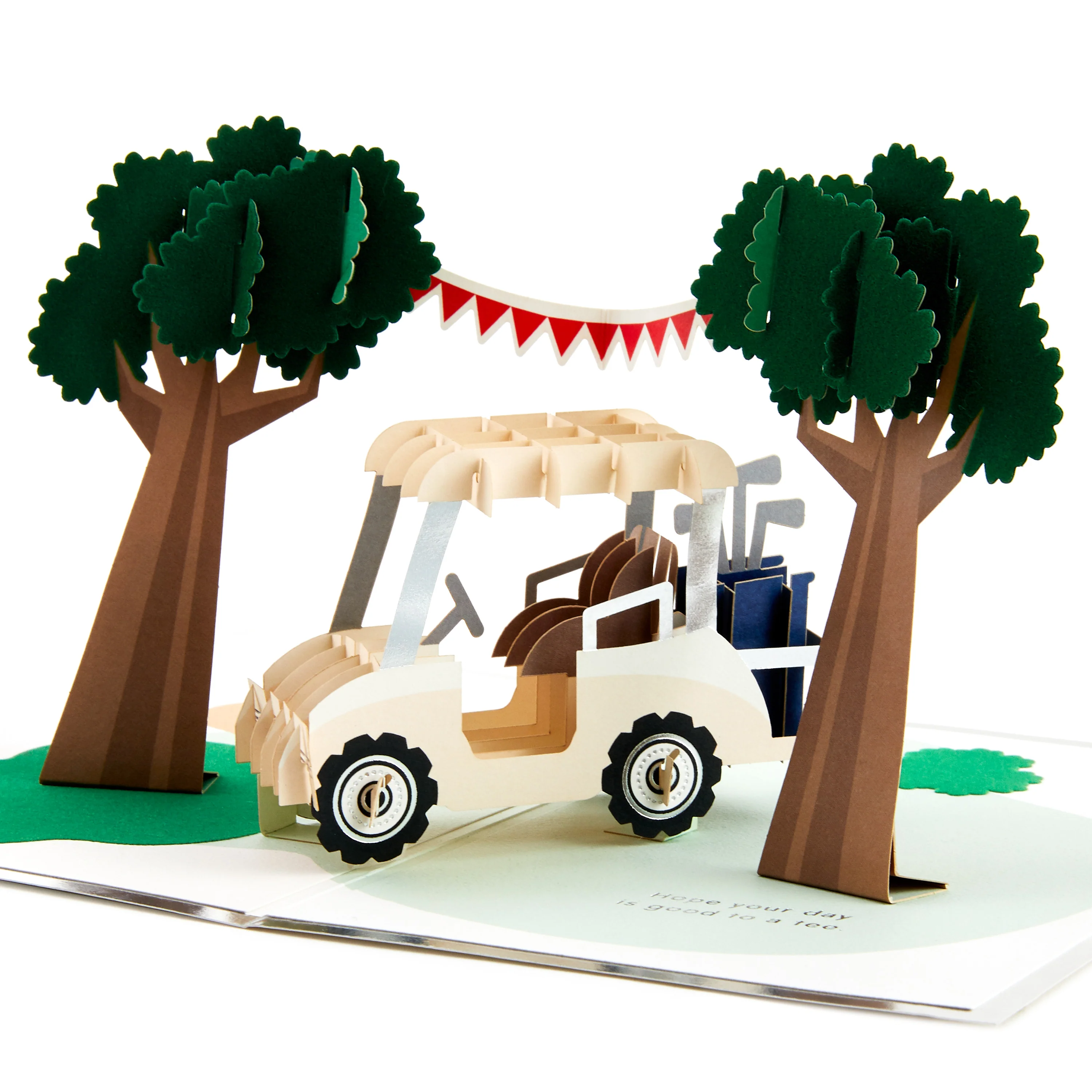 Father's Day Card - 3D & Pop Up Golf Course Design - Image 3