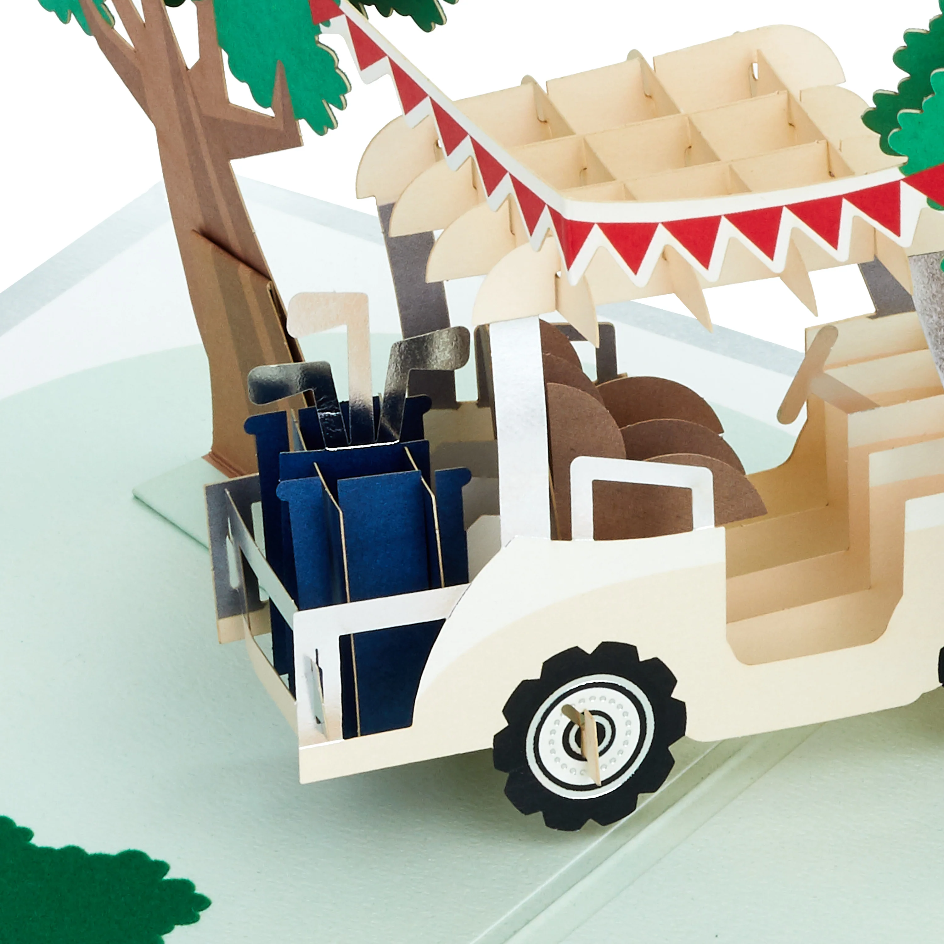 Father's Day Card - 3D & Pop Up Golf Course Design - Image 4