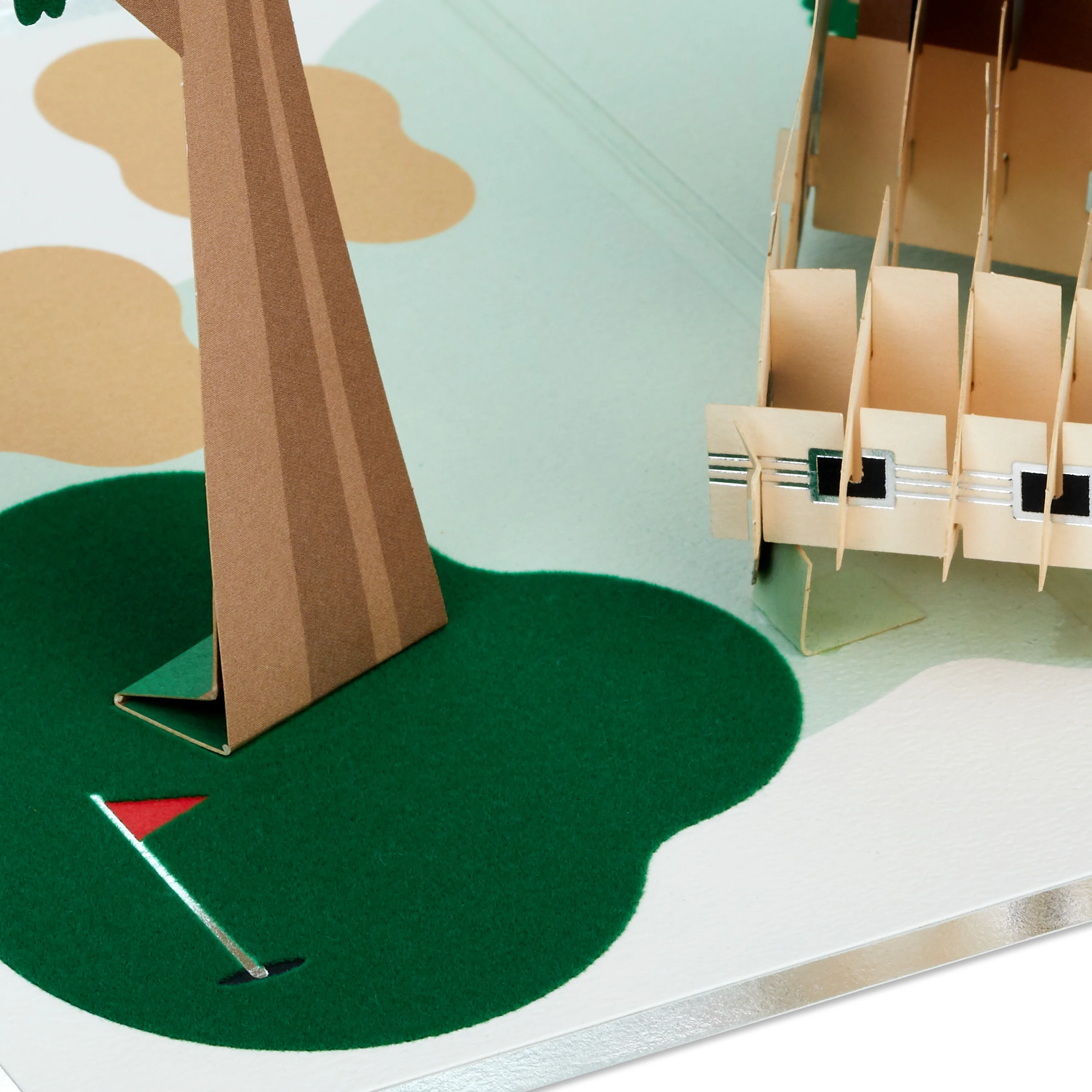 Father's Day Card - 3D & Pop Up Golf Course Design - Image 5