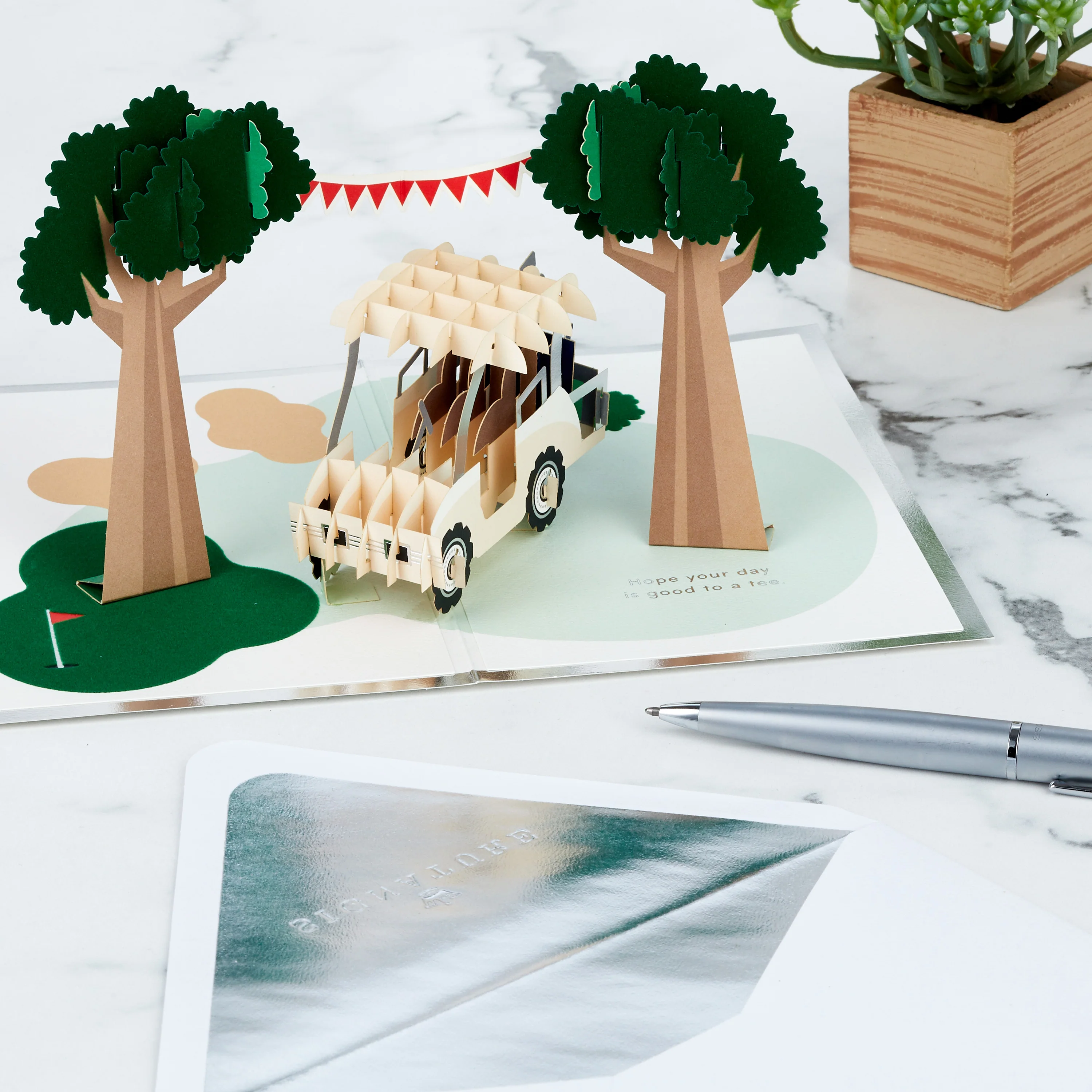Father's Day Card - 3D & Pop Up Golf Course Design - Image 8