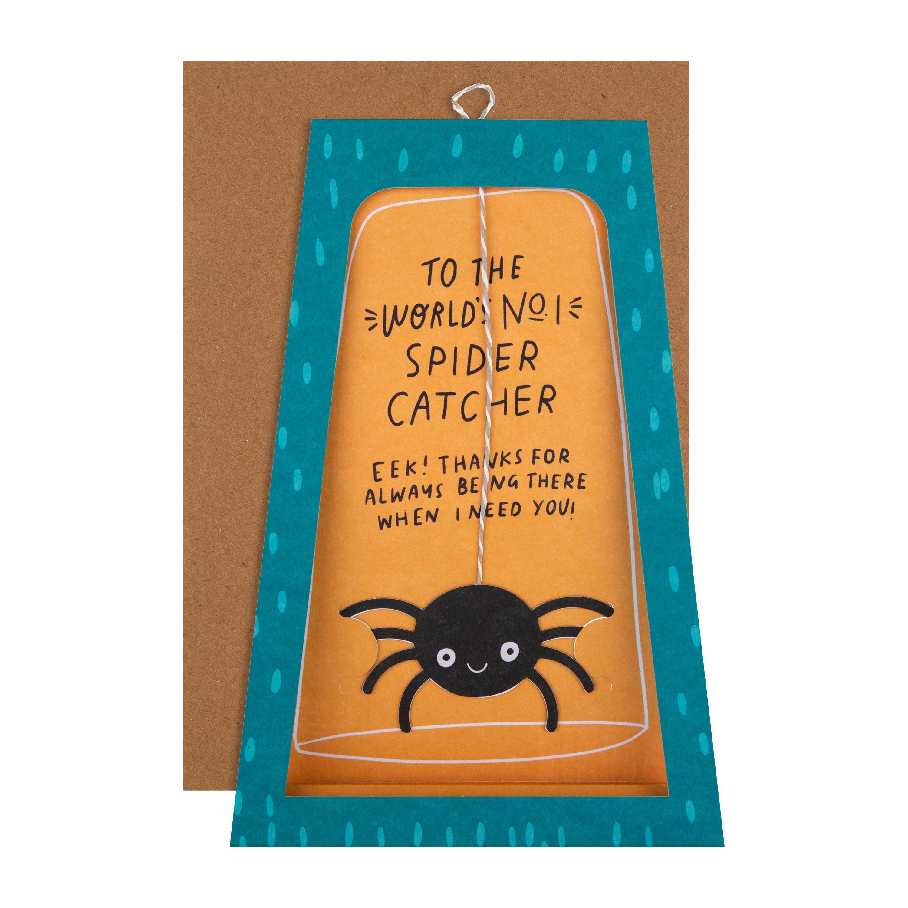 Father's Day Card - 3D & Pop-Up Spider Catcher Design - Image 3