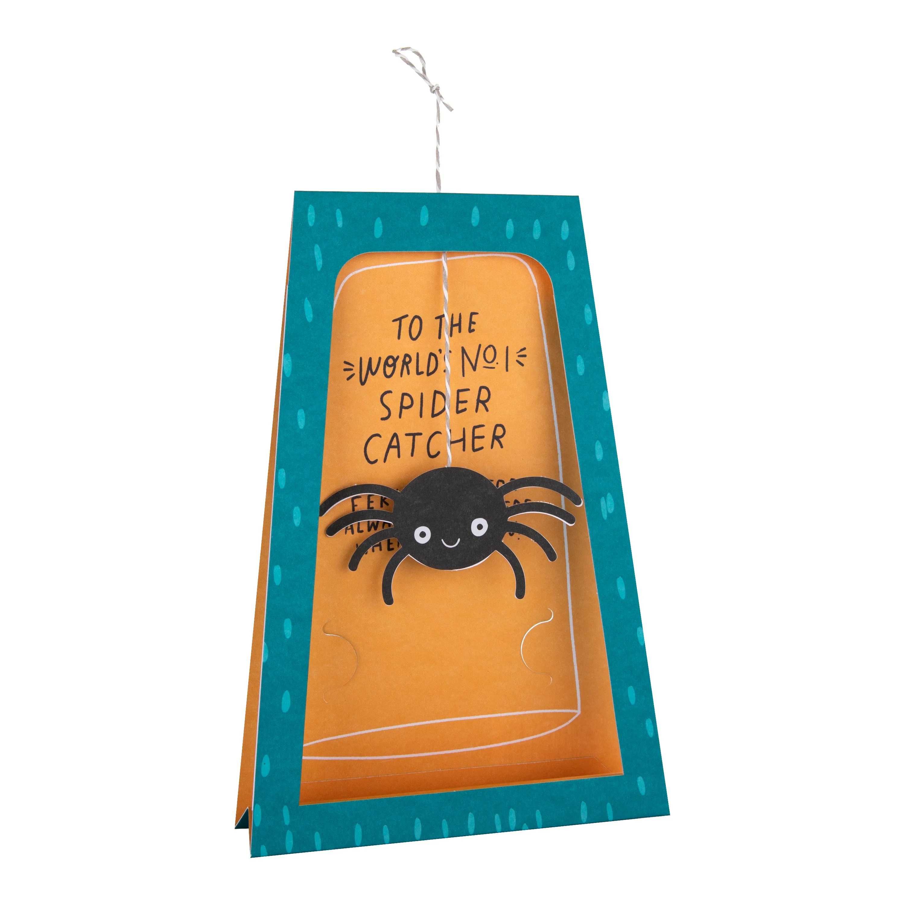 Father's Day Card - 3D & Pop-Up Spider Catcher Design - Image 6