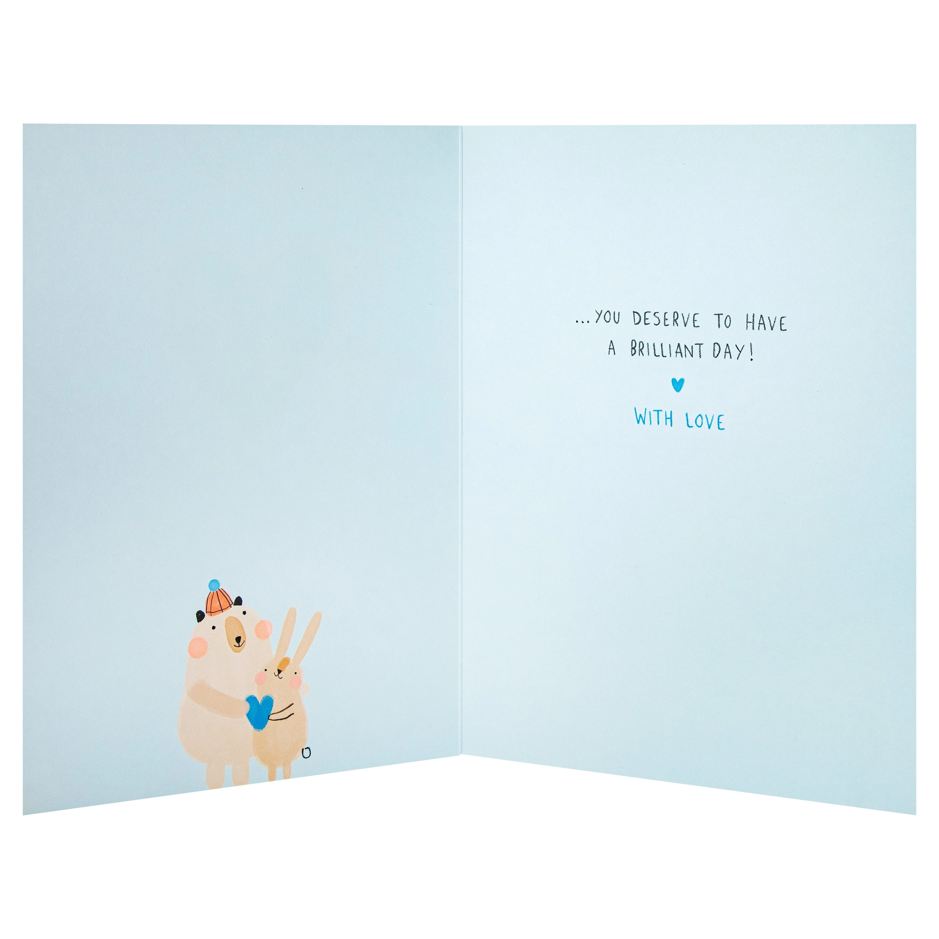 Father's Day Card - Cute Design with Heart Keepsake - Image 2