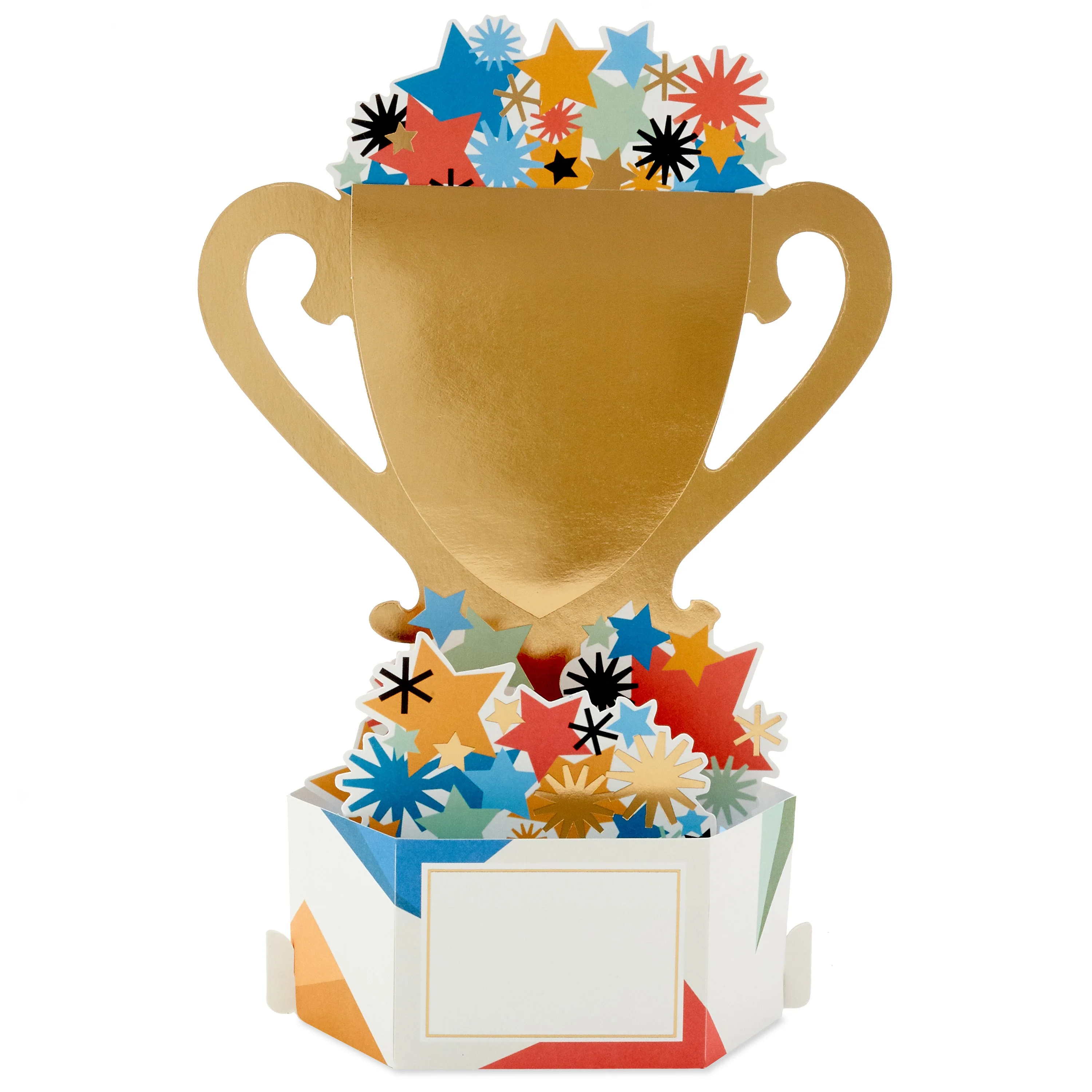 Father's Day Card for Dad - 3D Pop-Up 'Best Dad' Trophy - Image 3