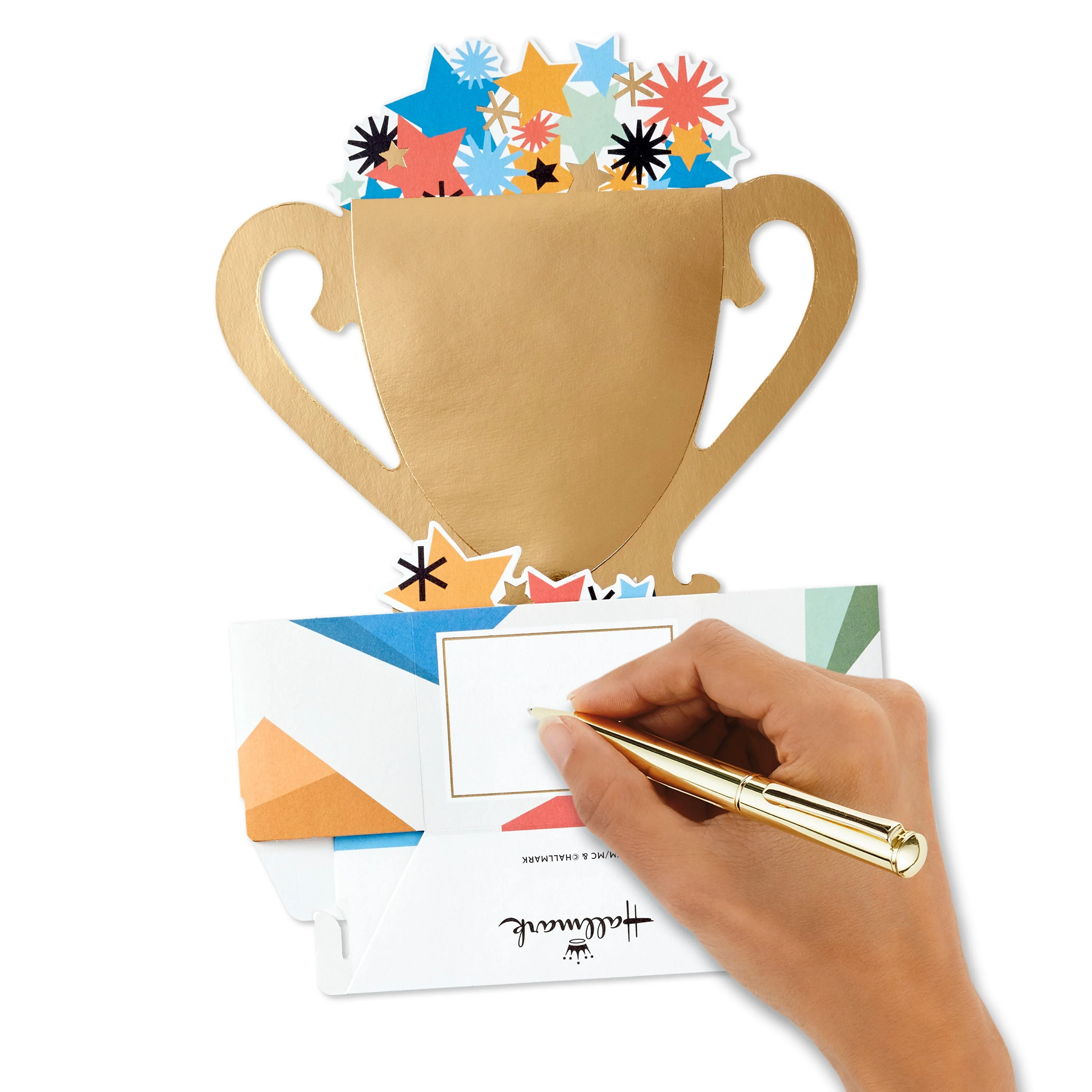 Father's Day Card for Dad - 3D Pop-Up 'Best Dad' Trophy - Image 6