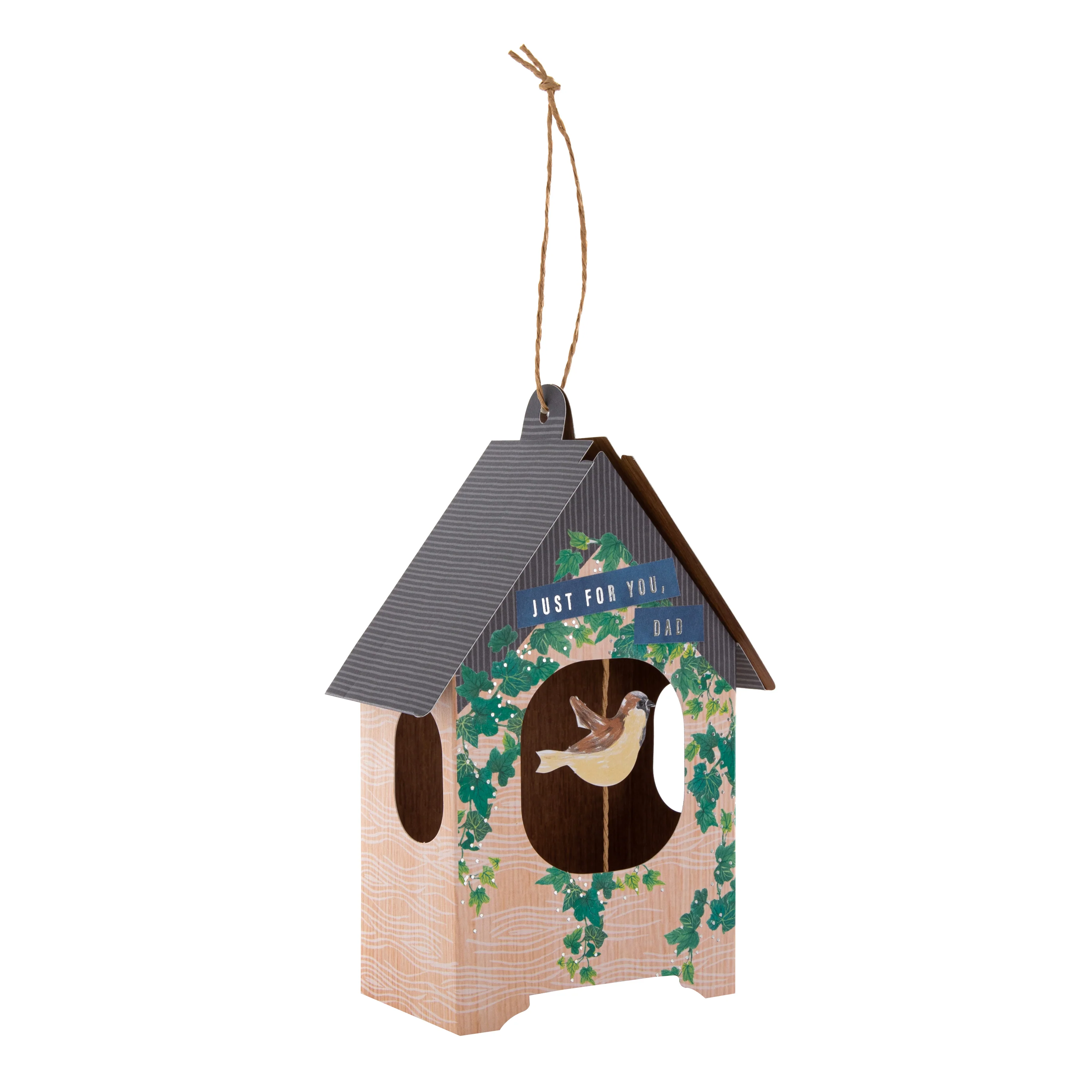Father's Day Card for Dad - 3D & Pop Up Birdhouse Design