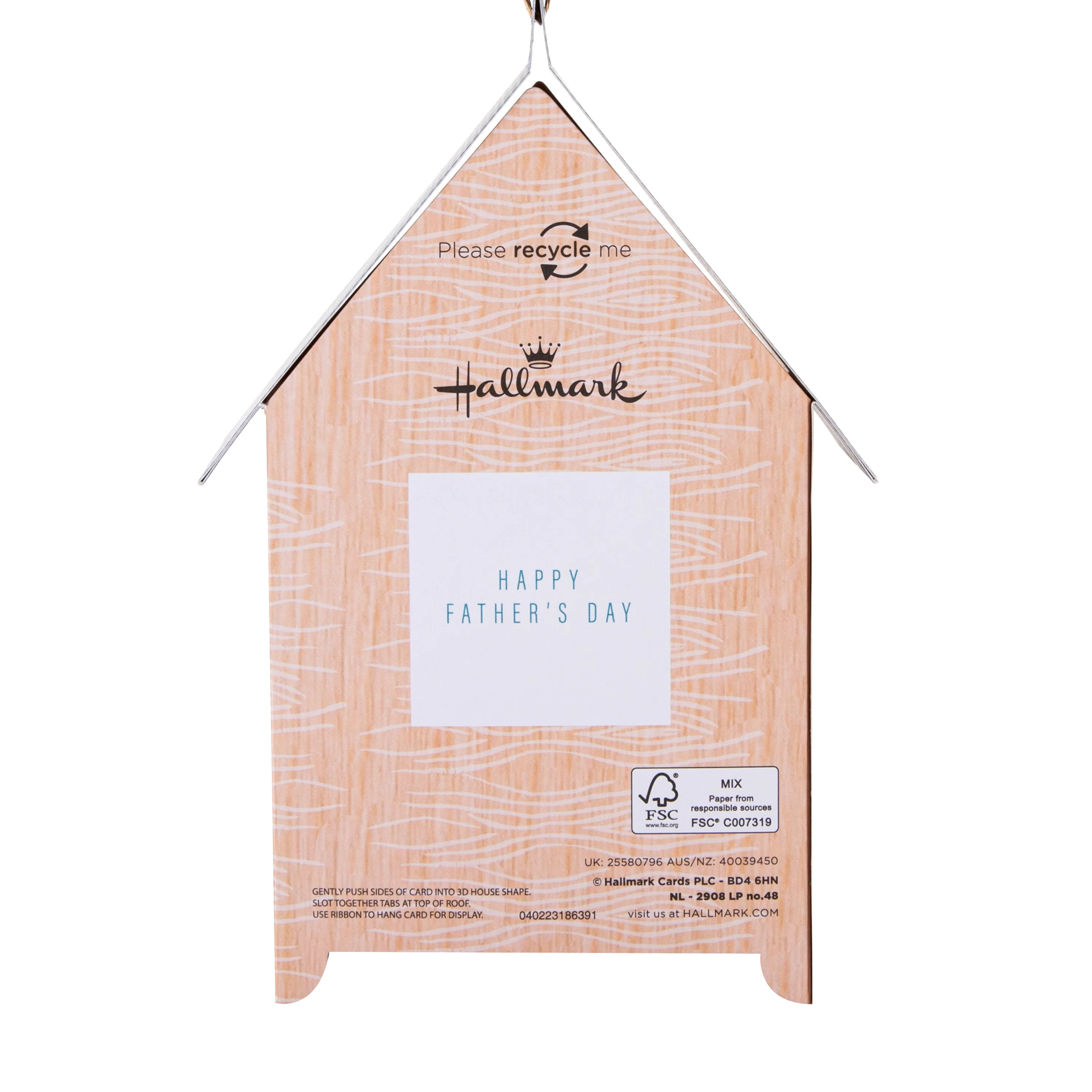 Father's Day Card for Dad - 3D & Pop Up Birdhouse Design - Image 5