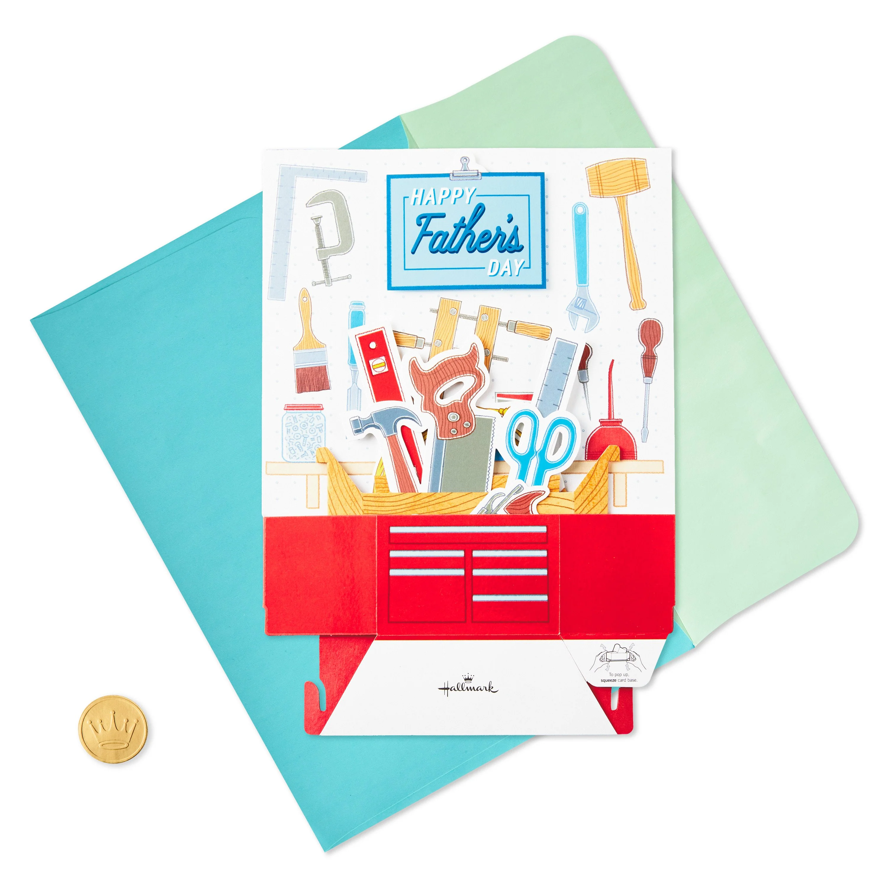 Father's Day Card for Dad - DIY Themed Pop-out  Design - Image 3
