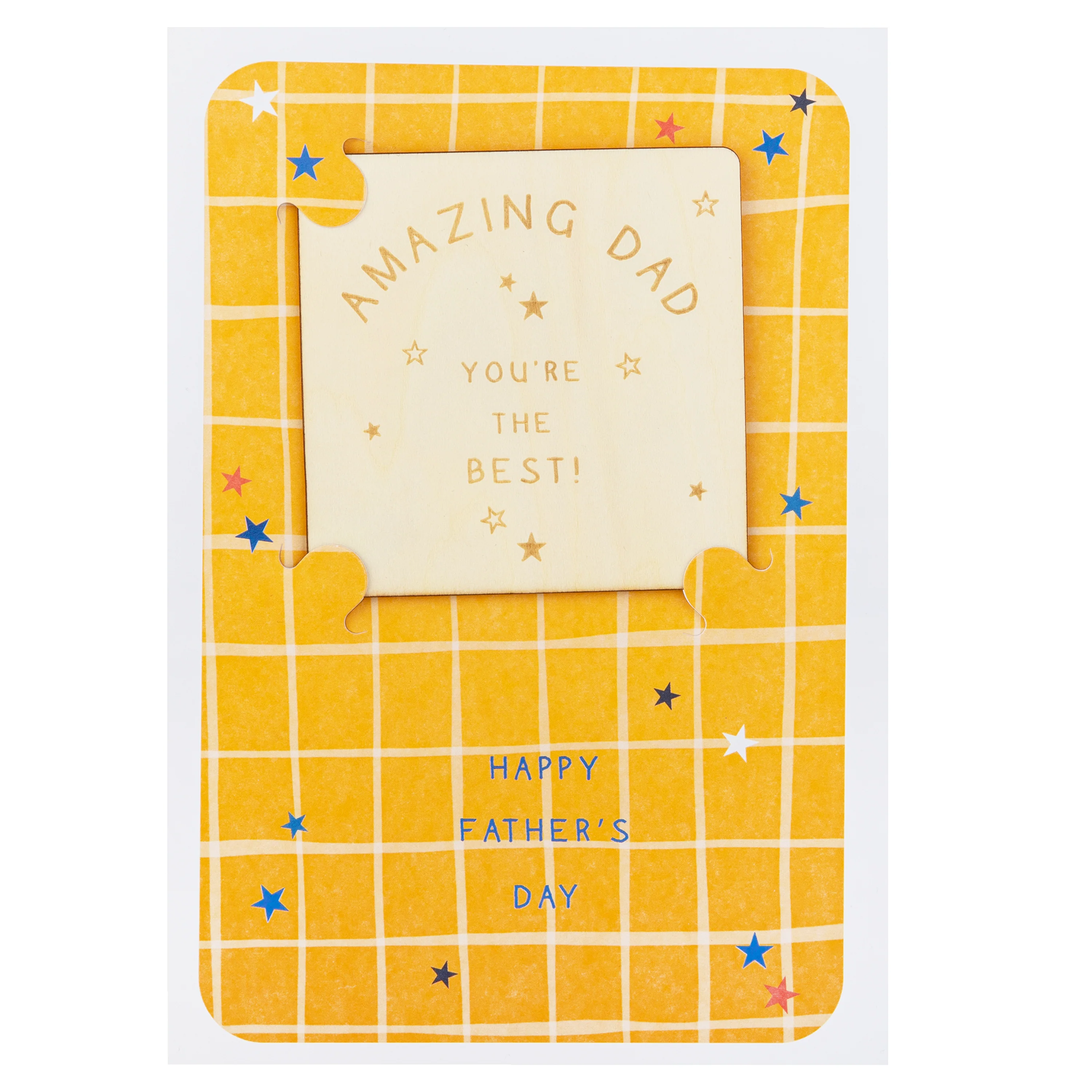 Father's Day Card for Dad - 'My Cuppa Tea' Orange & Keepsake Coaster - Image 4