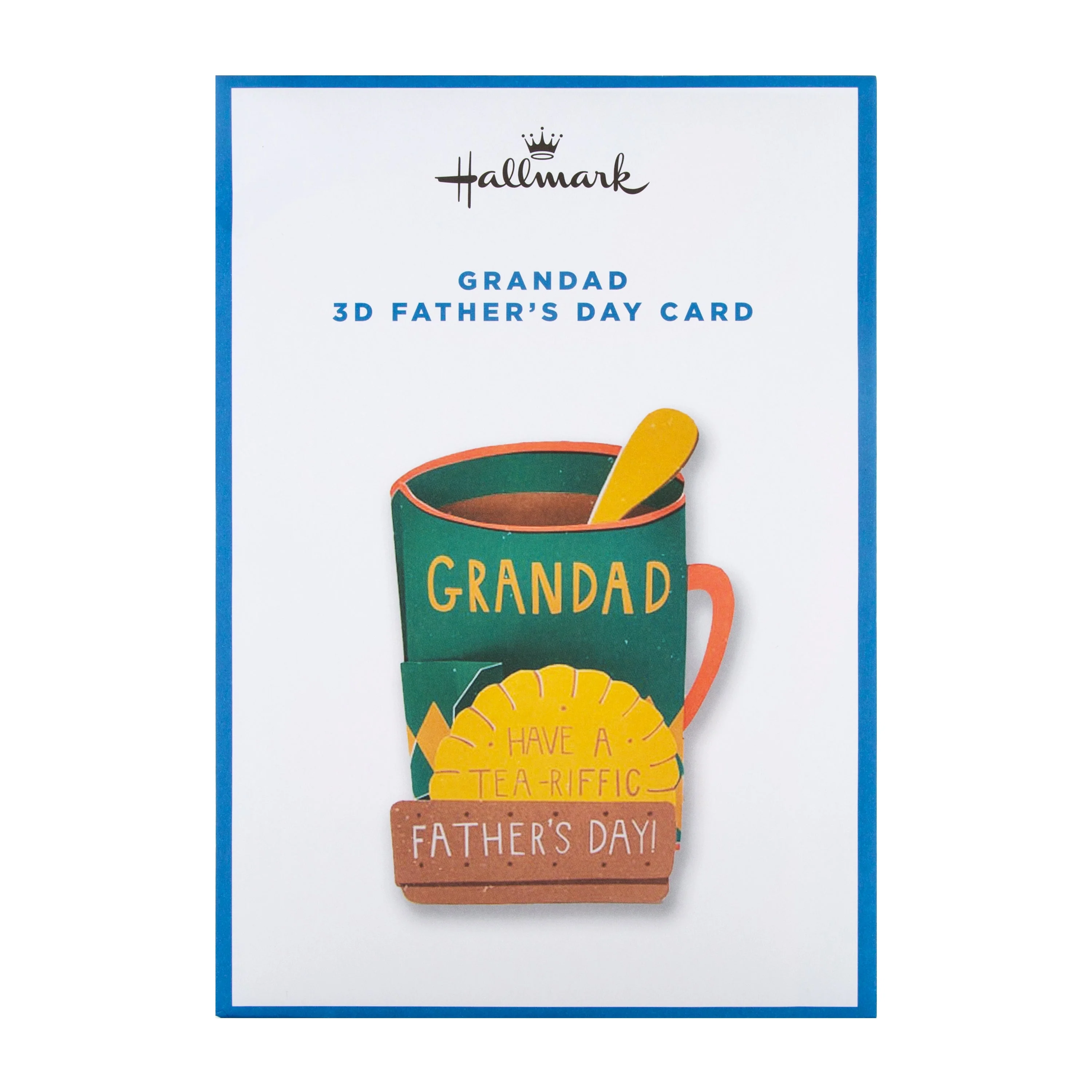 Father's Day Card for Grandad - 3D Pop-Up Tea & Biscuits Design - Image 6