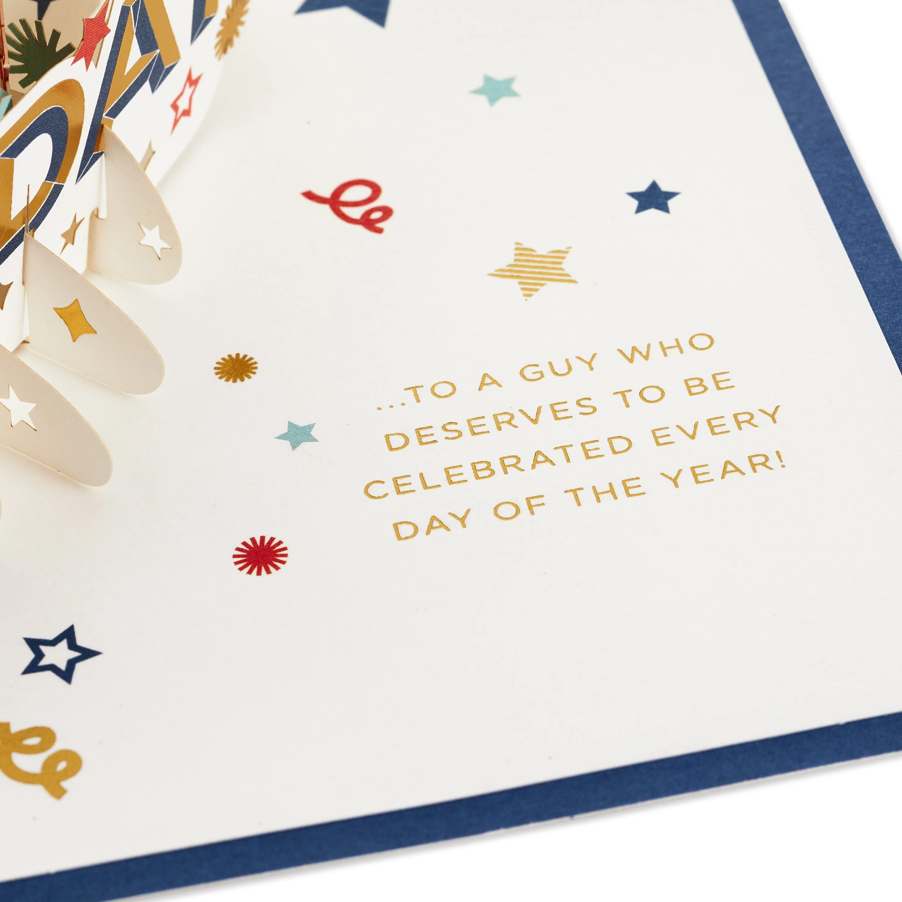 Father's Day Card -  Signature Collection Pop-up Text Design - Image 3