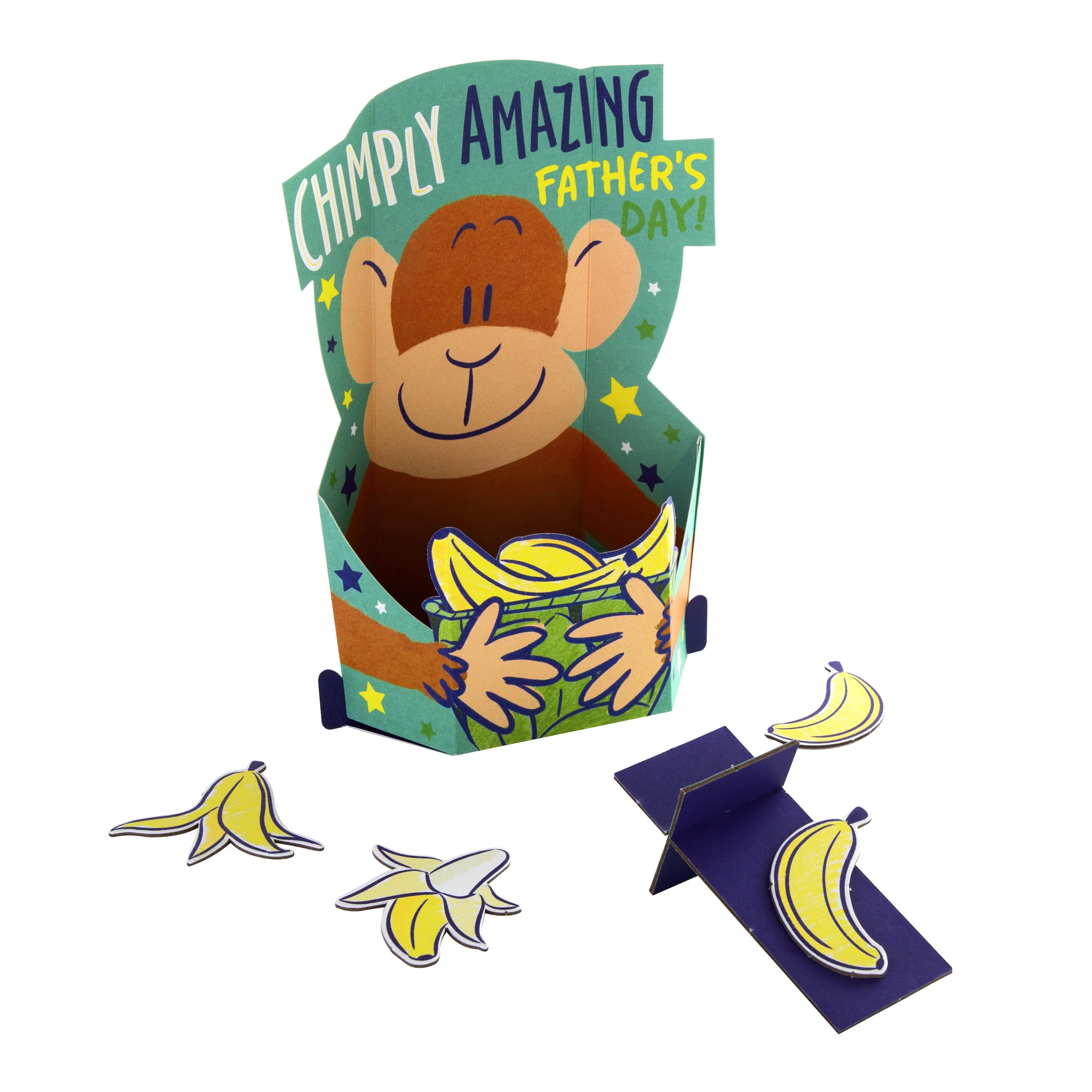 Father's Day Card - With 3D Pop-up Monkey Game Design - Image 2
