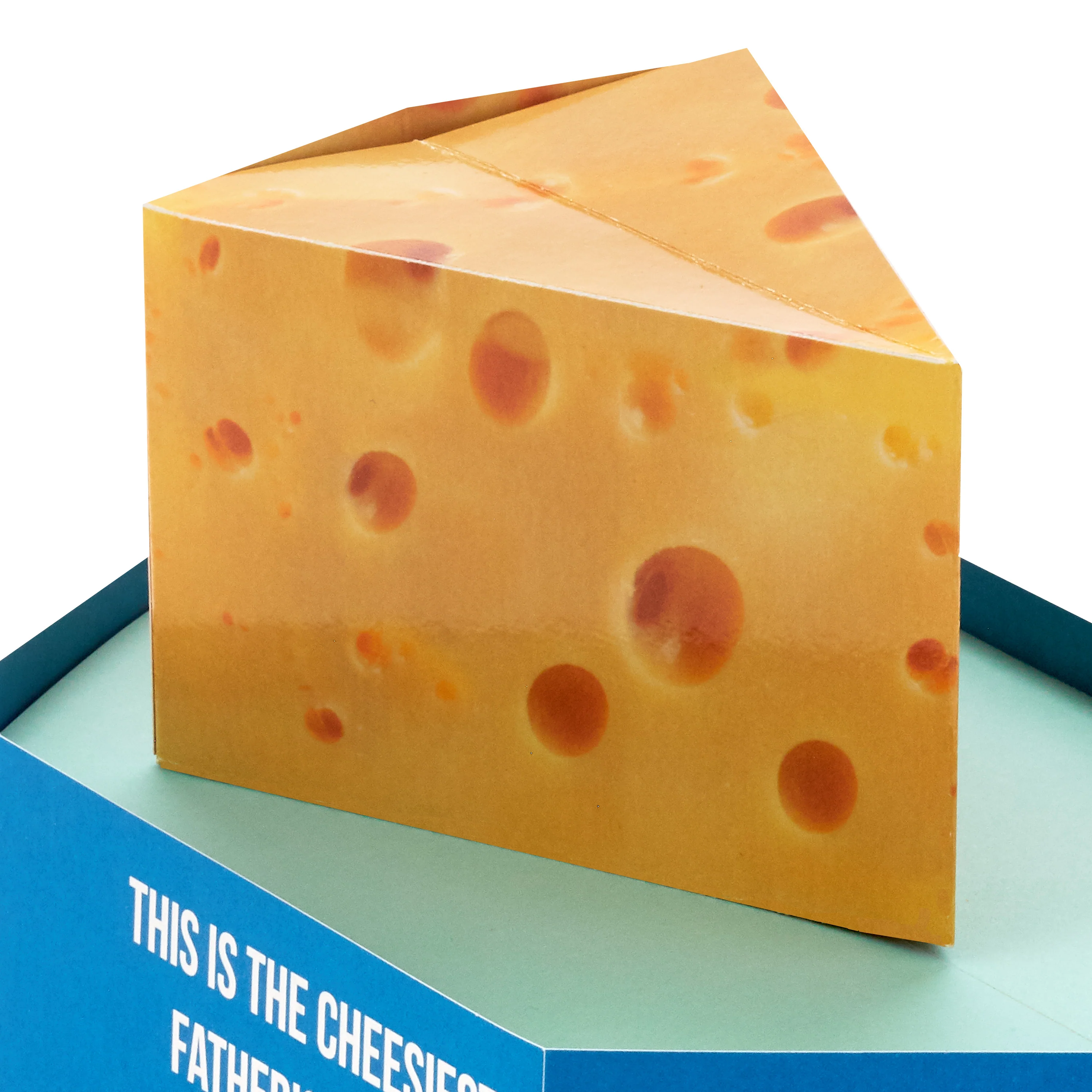 Funny Father's Day Card - 3D & Pop Up Cheese Design - Image 3