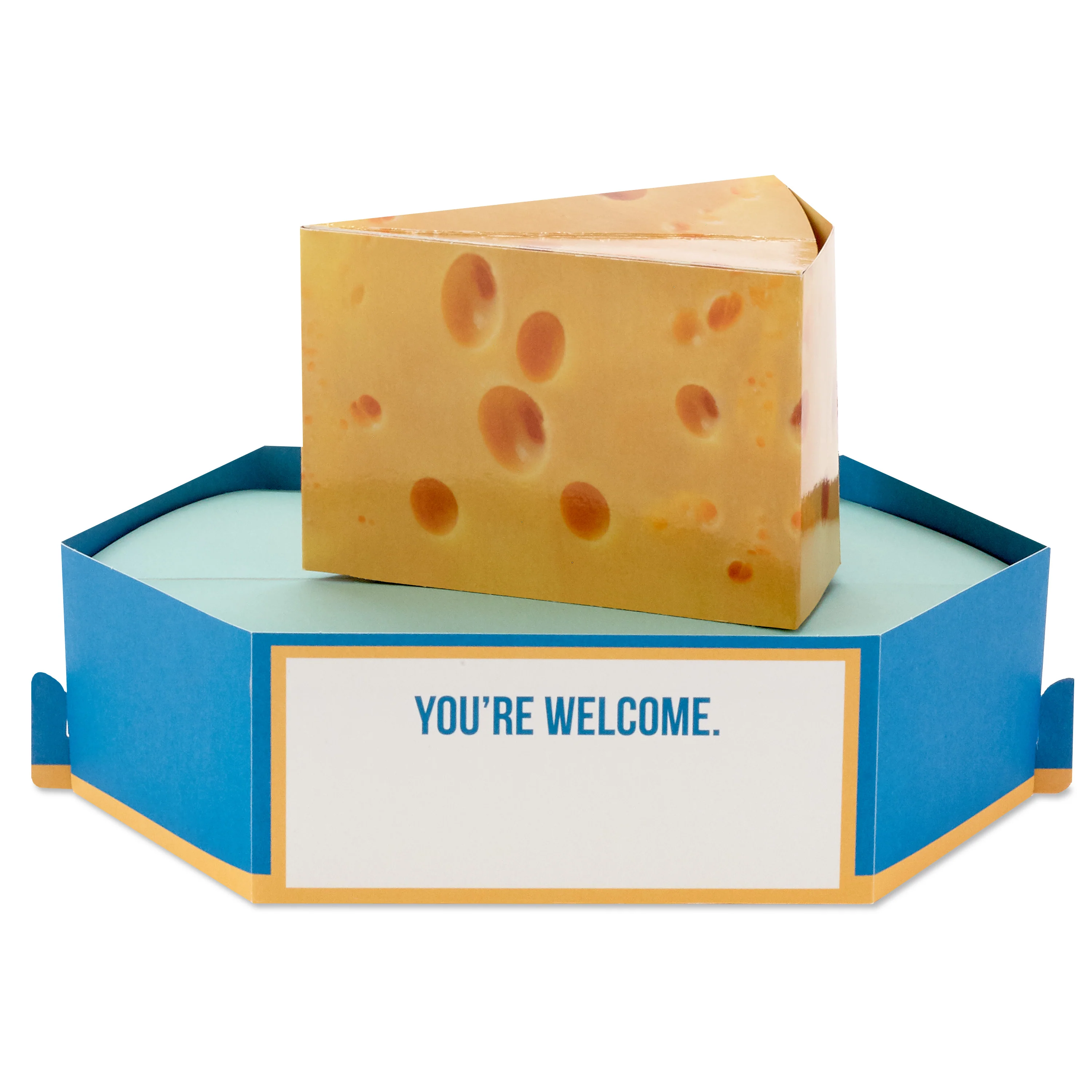 Funny Father's Day Card - 3D & Pop Up Cheese Design - Image 4