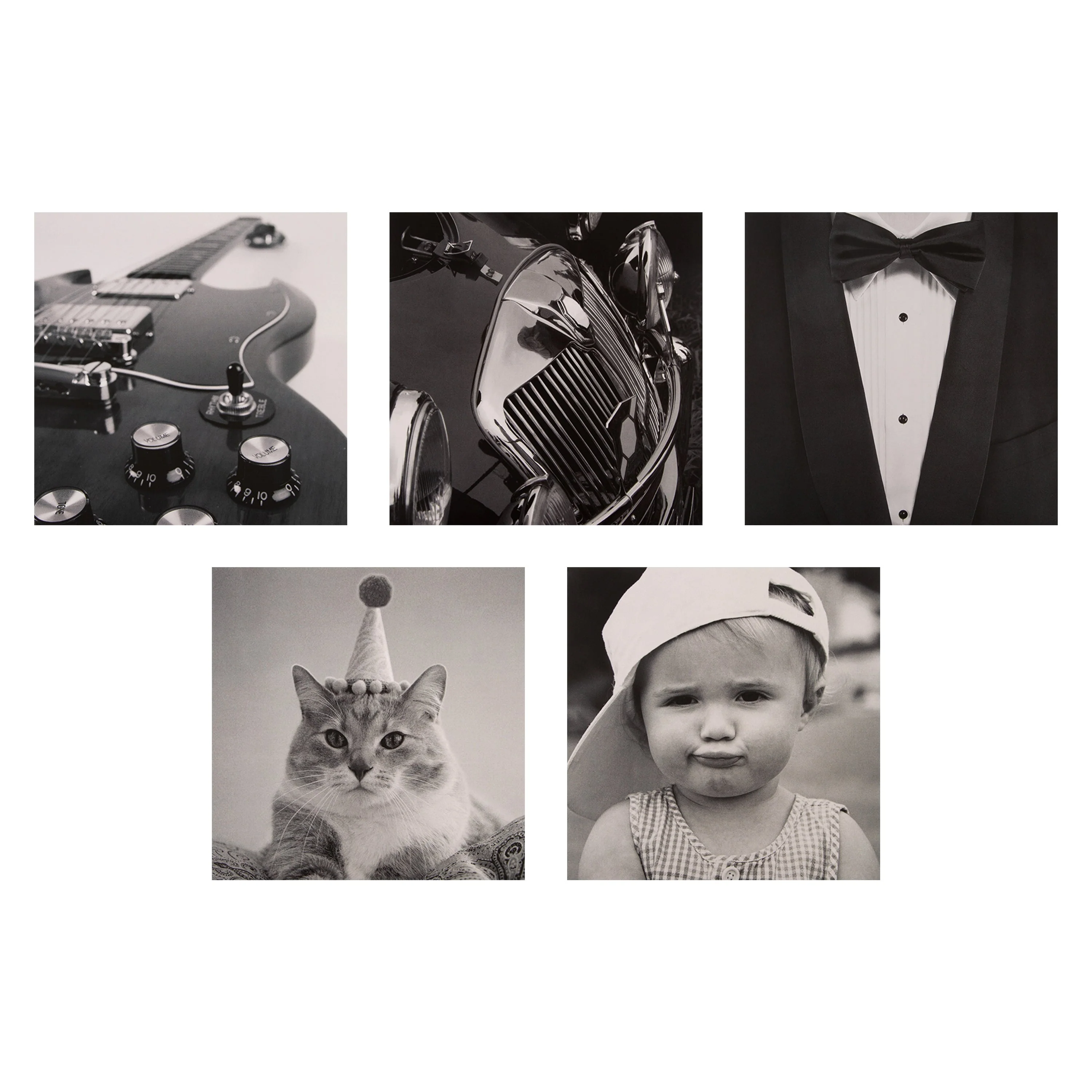 Gallery Blank Cards - Multipack of 20 in 20 Monochrome Photographic Designs - Image 7