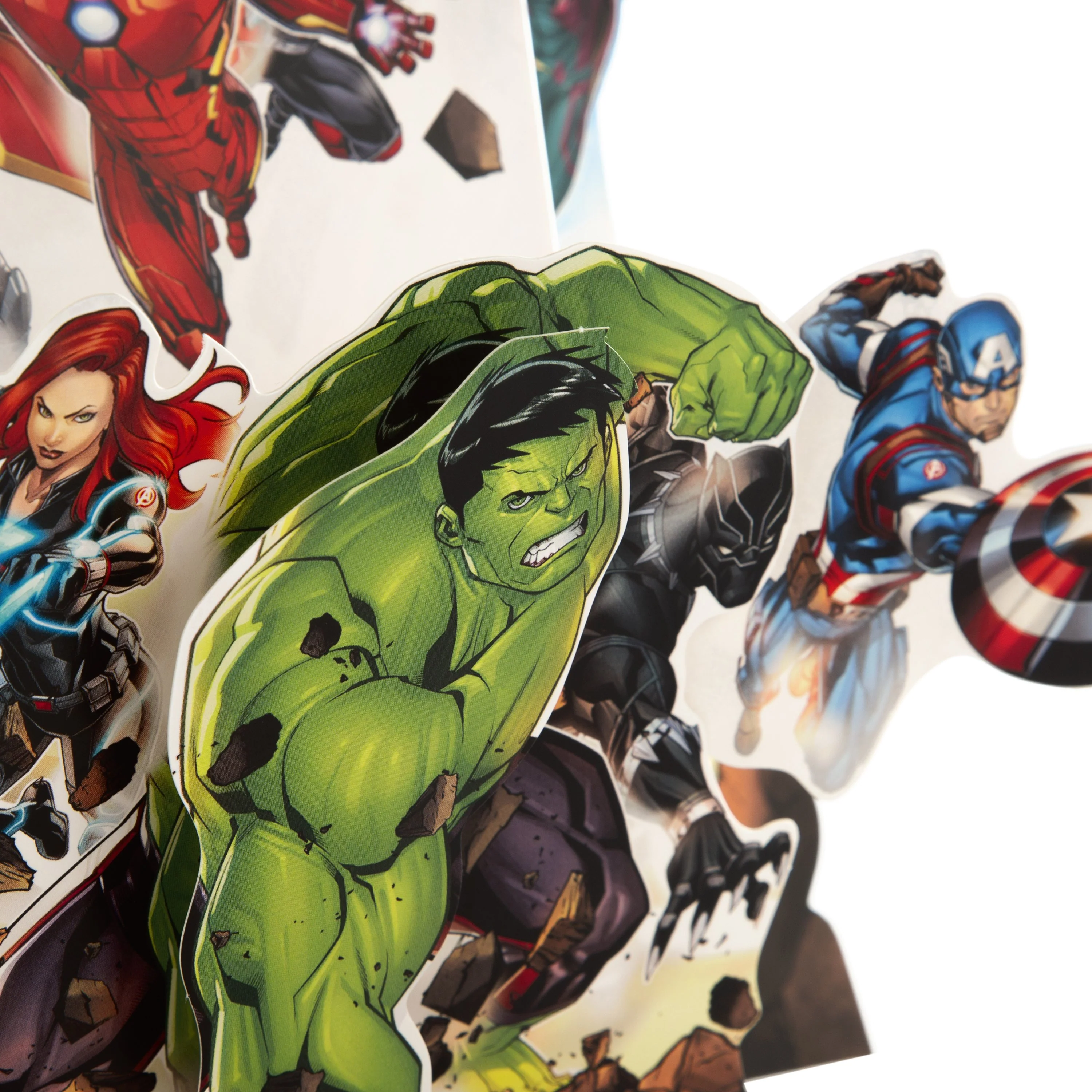 General Kids' Birthday Card - Pop-out, Moveable, Marvel Avengers Design - Image 4
