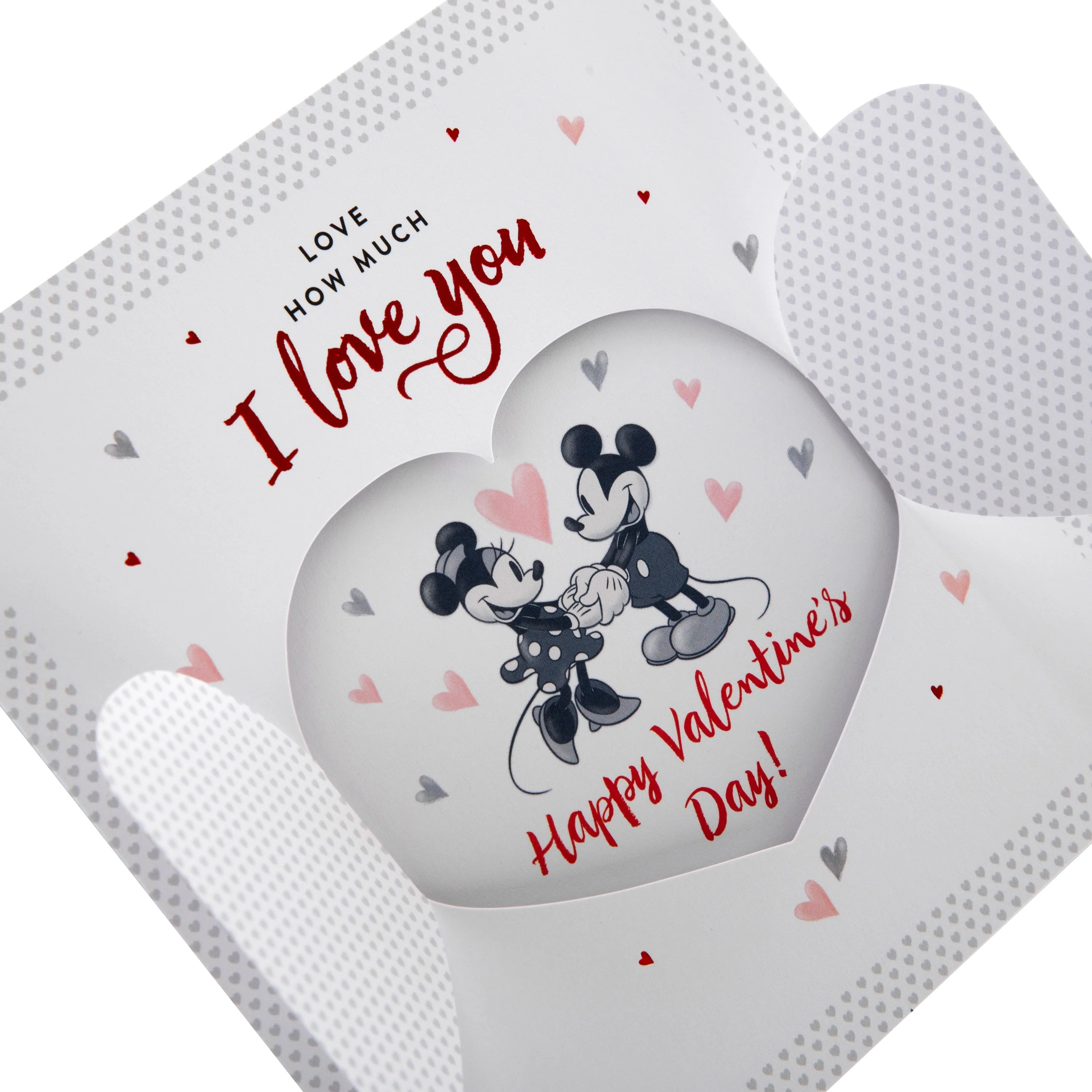 Valentine's Day Card - Cute Disney Mickey and Minnie Mouse Design - Image 4