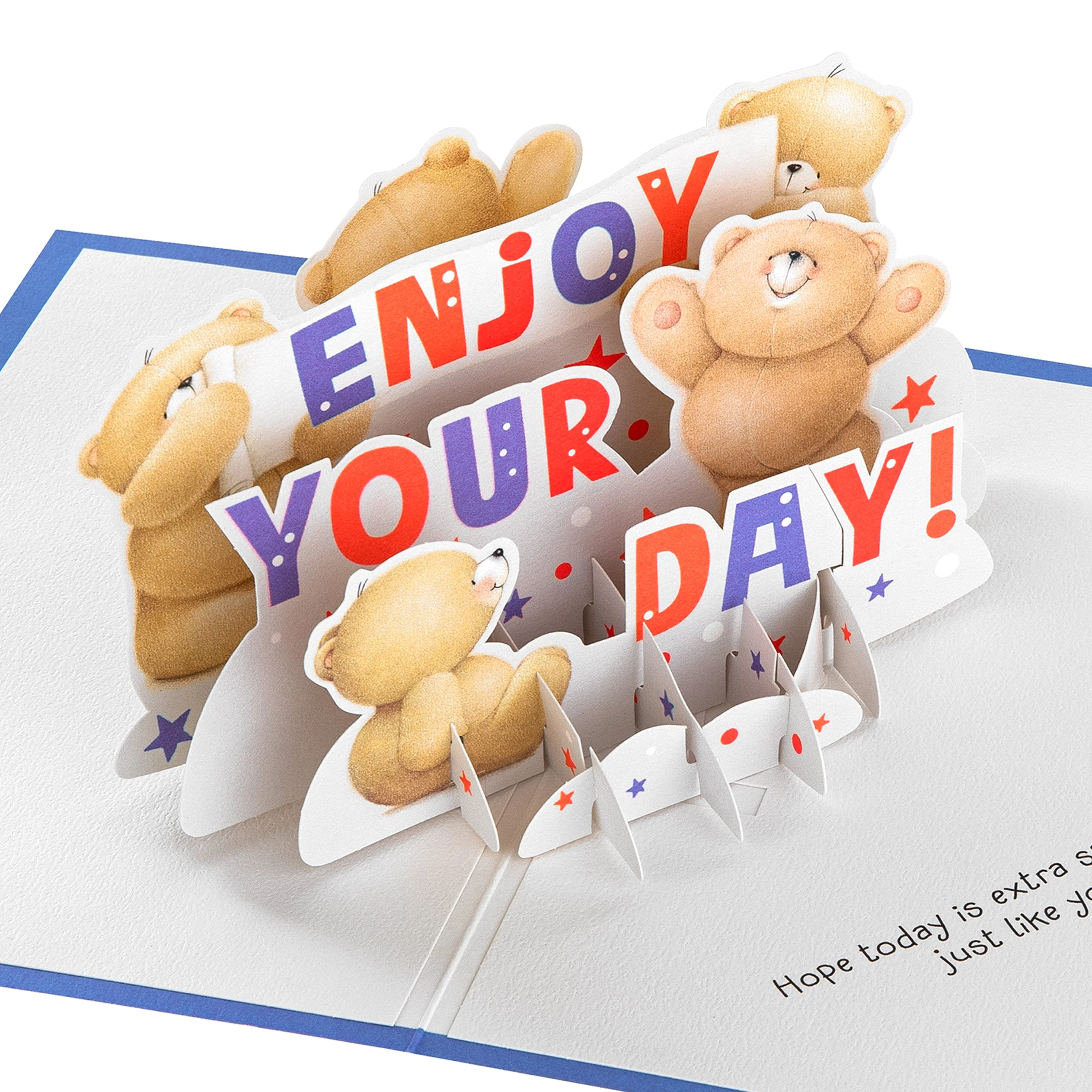Greeting Card - 3D & Pop-Up Forever Friends Celebration Design