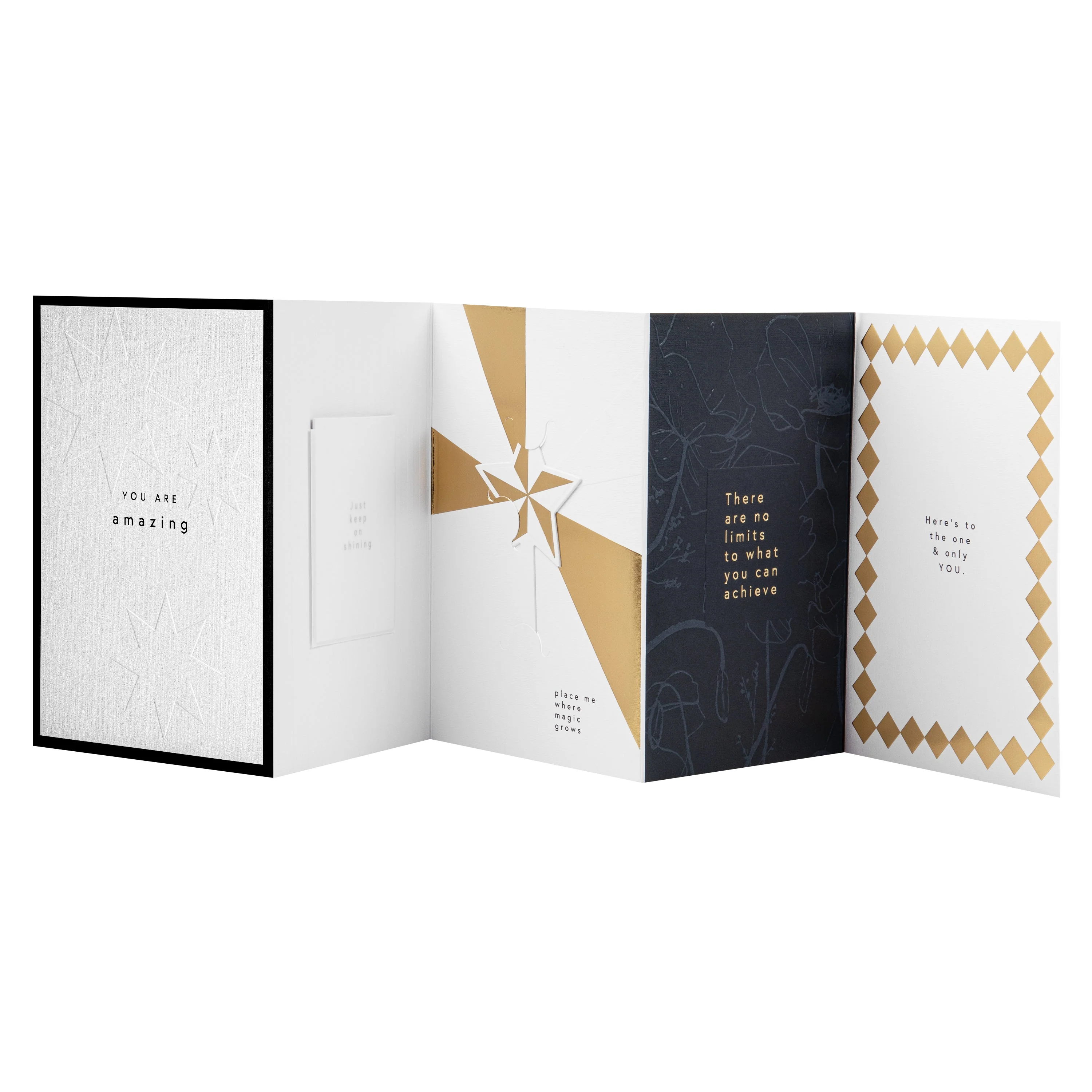 Hall & Co Premium Congratulations Card with Mini Card, Keepsake & Print - Memento Luxe