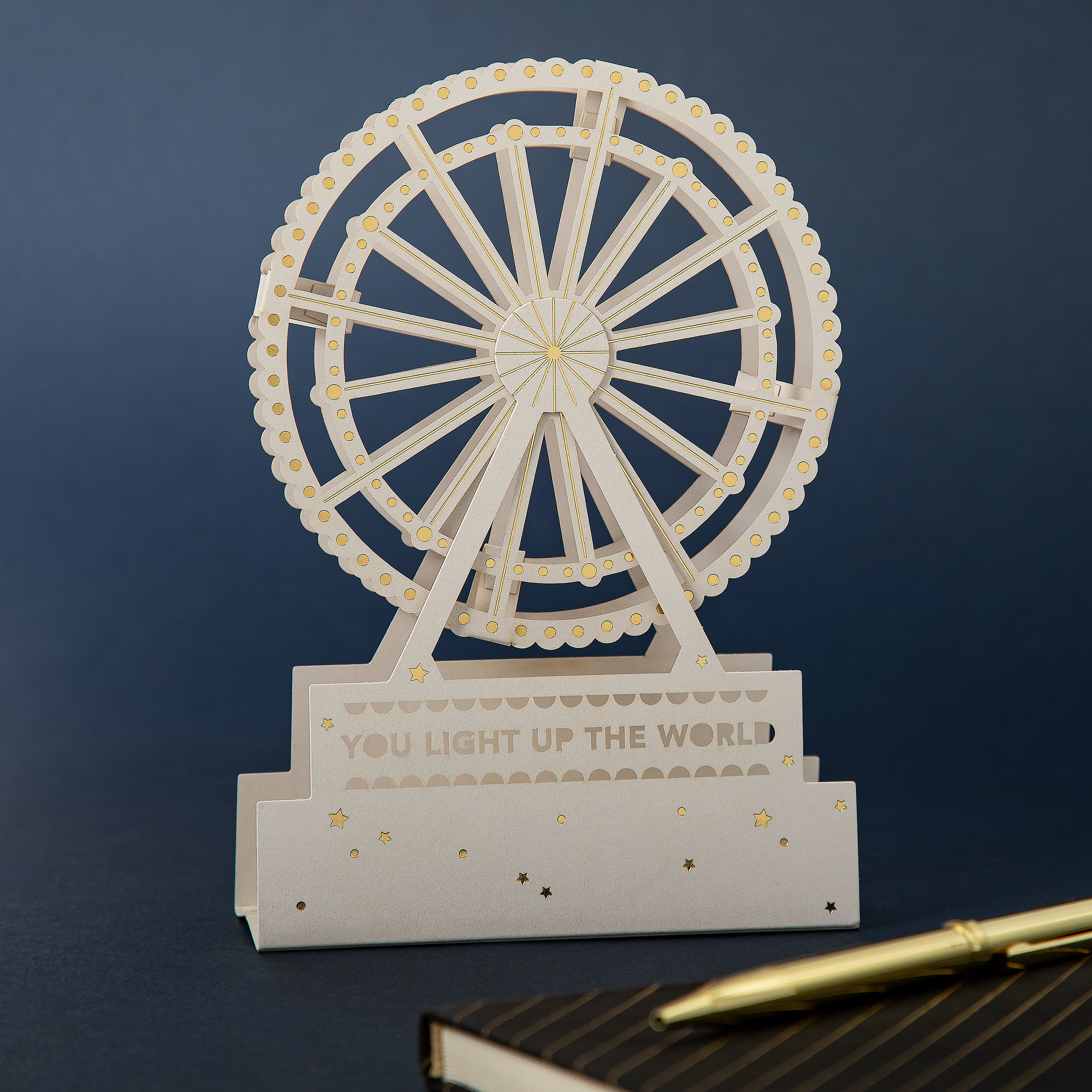 Hall & Co Premium 3D Ferris Wheel Greeting Card - Paper Fables