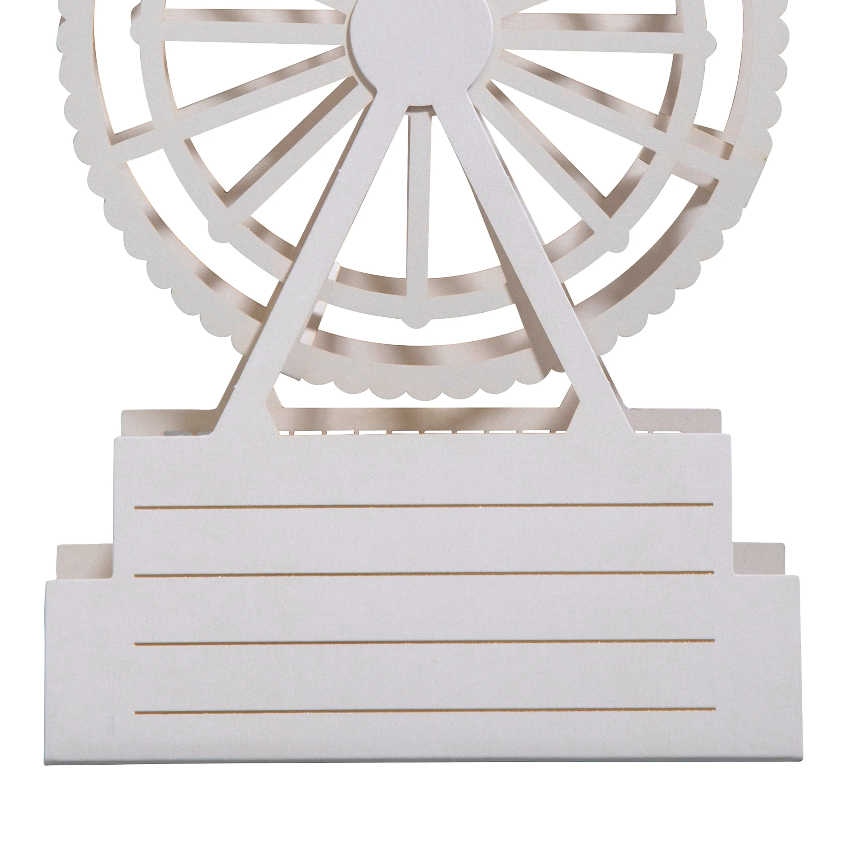 Hall & Co Premium 3D Ferris Wheel Greeting Card - Paper Fables - Image 6