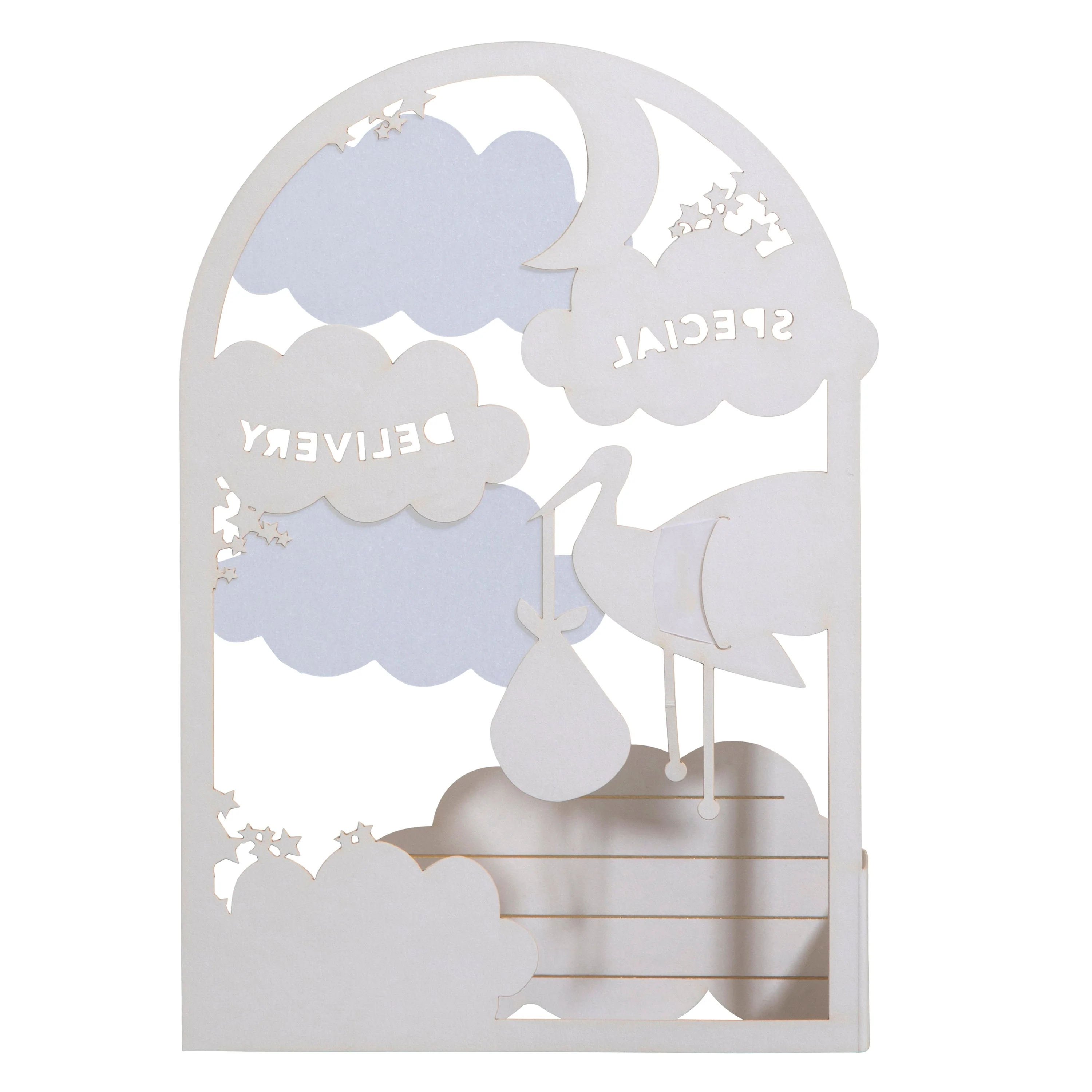 Hall & Co Premium 3D 'Special Delivery' New Baby Card - Paper Fables - Image 5