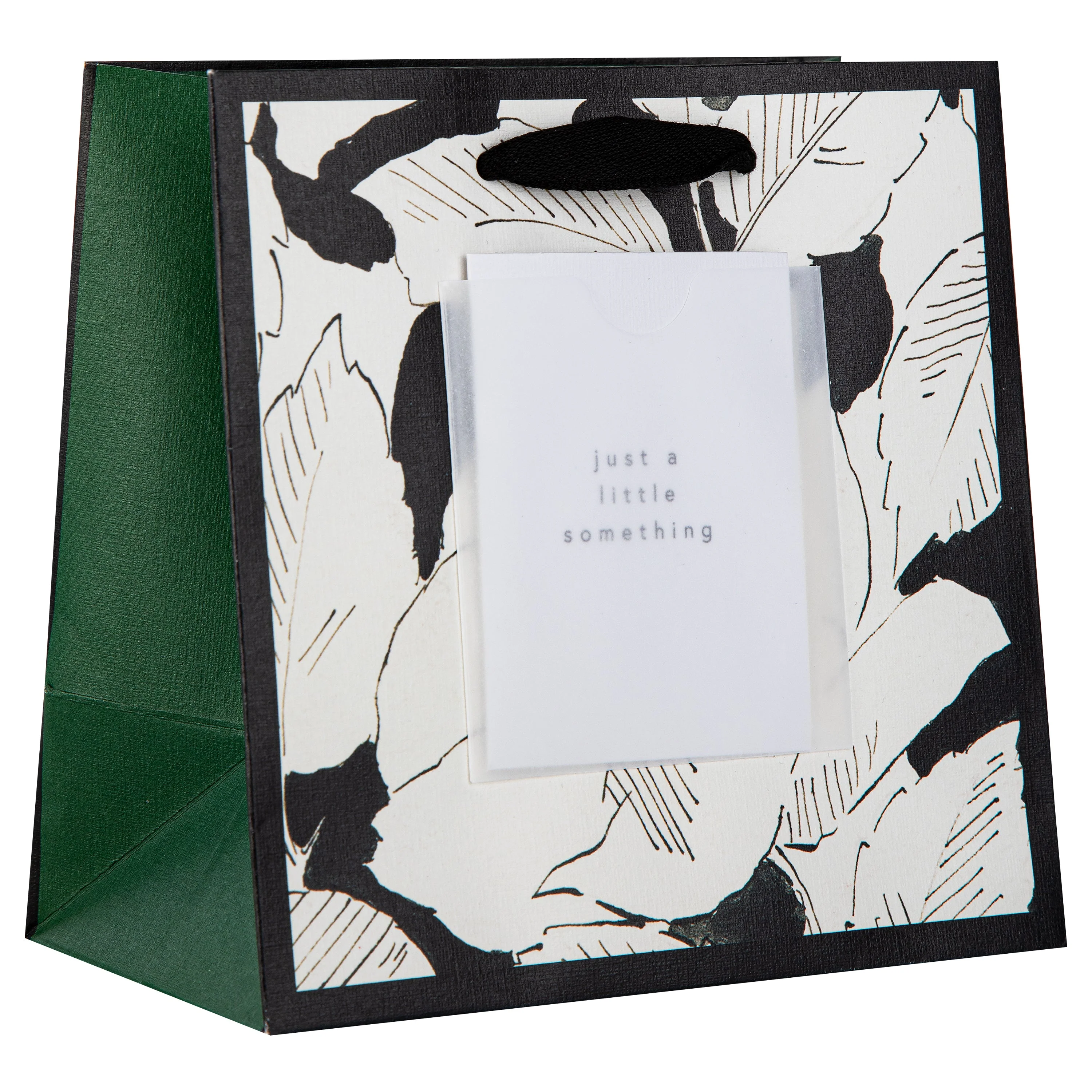 Hall & Co Premium Black & White Small Gift Bag - Memento Luxe